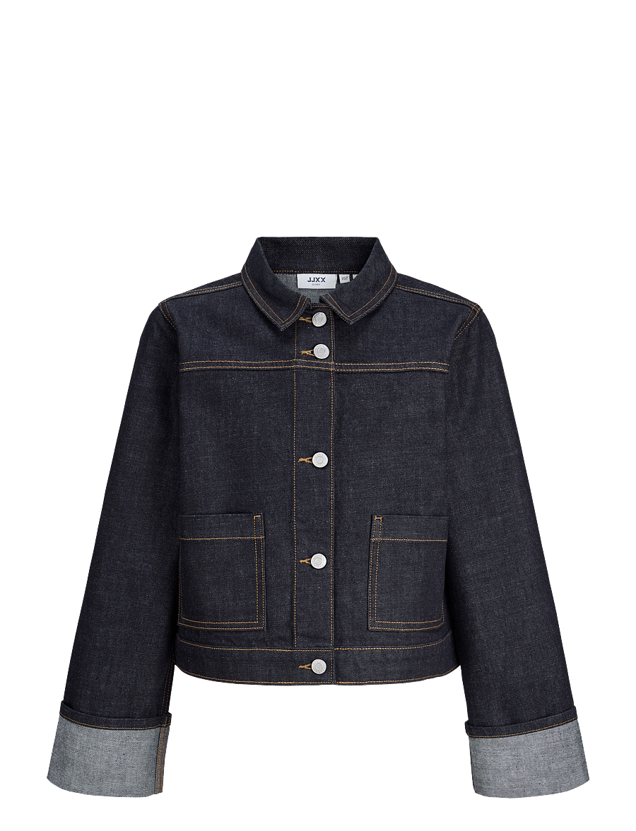 JJXX Kids - JXVEGA JACKET FOLD UP R269 DNM GRL - jeansjacken - dark blue denim - 1