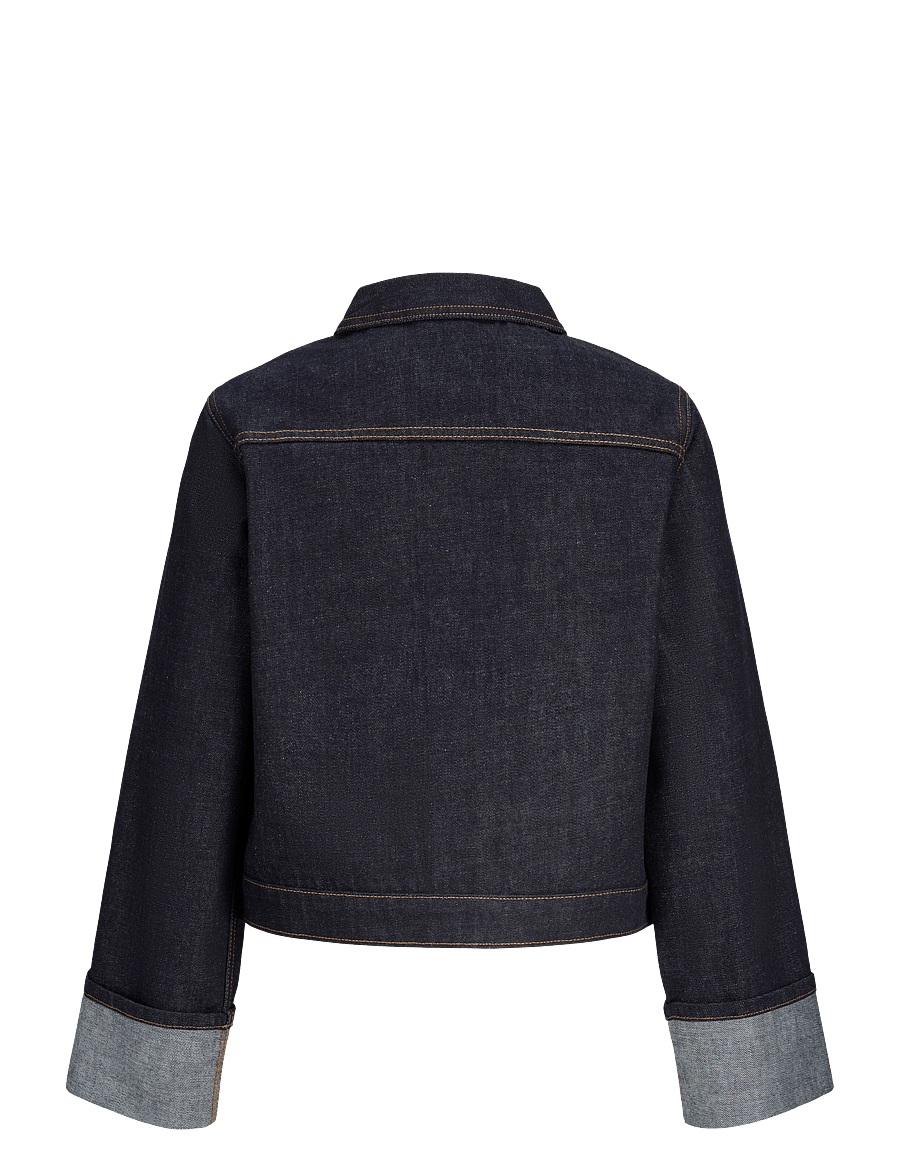 JJXX Kids - JXVEGA JACKET FOLD UP R269 DNM GRL - jeansjacken - dark blue denim - 2