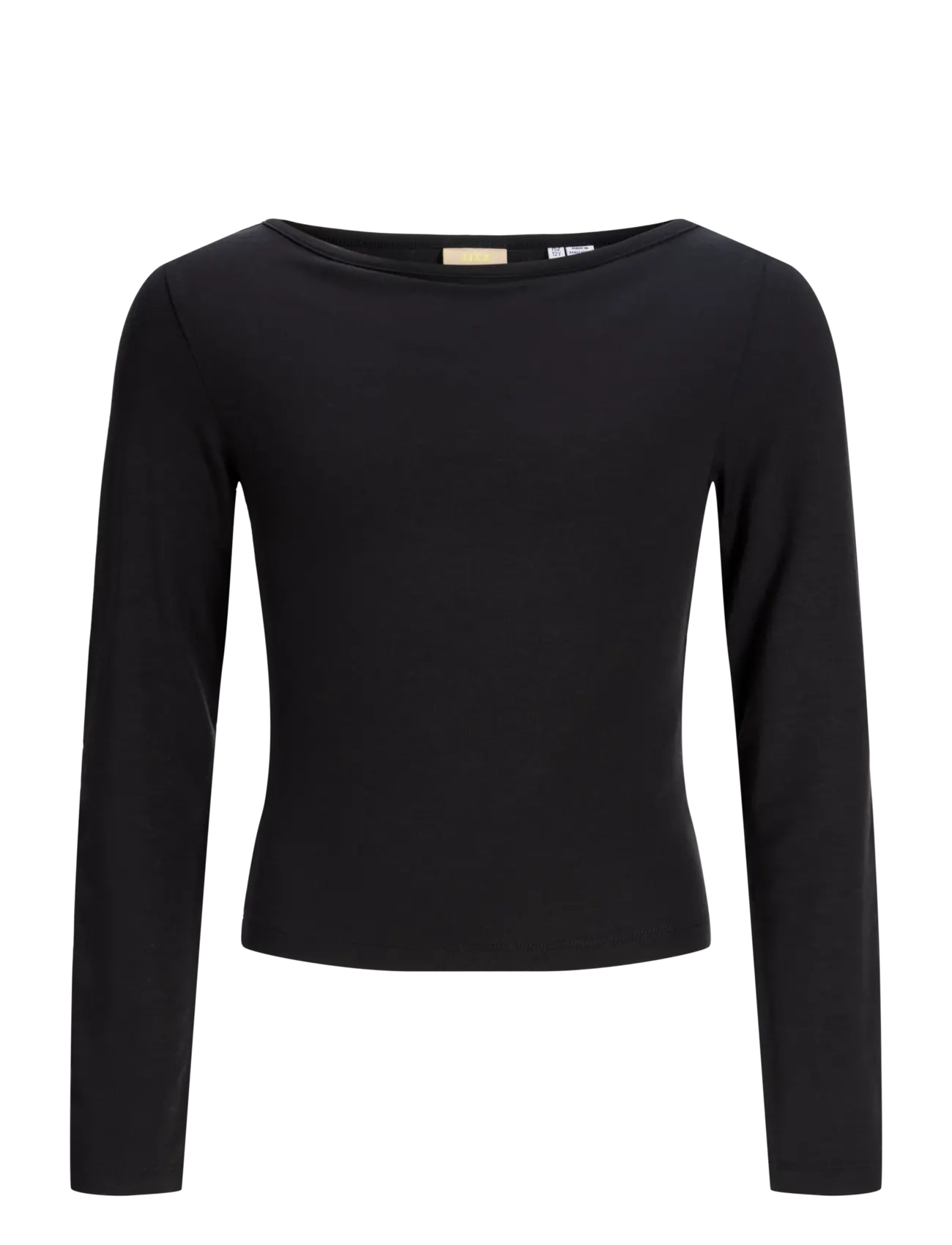 JJXX Kids JXMAYA STR LS ASYM TOP JRS GRL - Langärmelig - BLACK / black