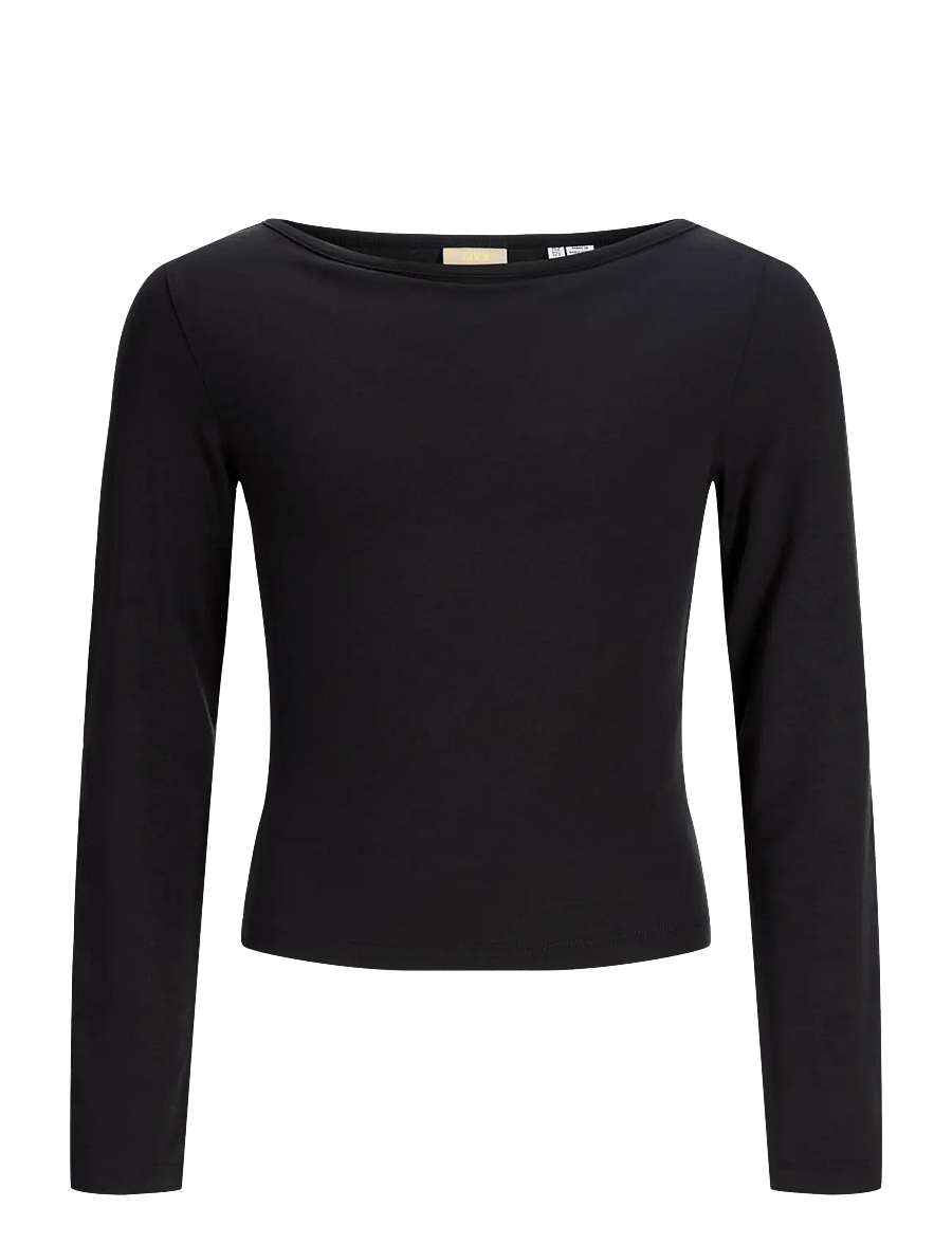 JJXX Kids - JXMAYA STR LS ASYM TOP JRS GRL - black - 0