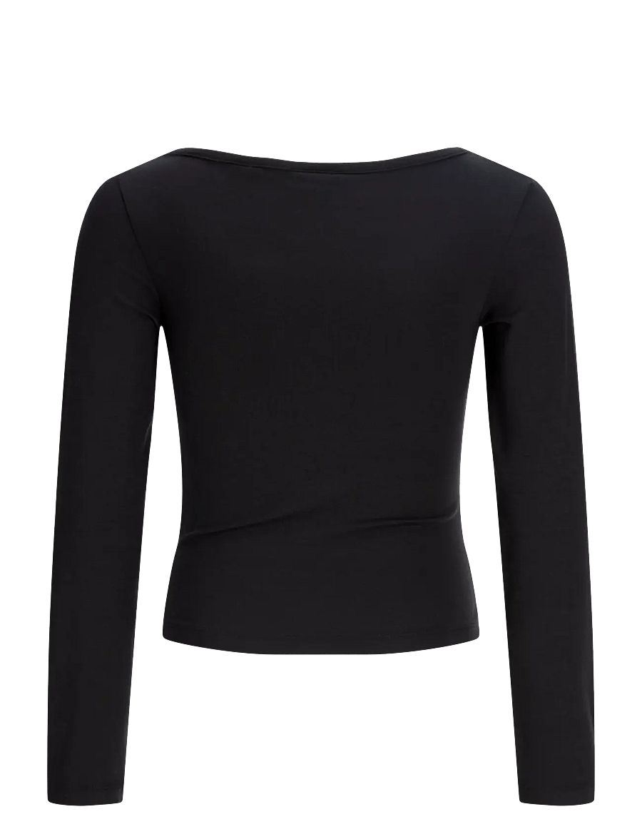 JJXX Kids - JXMAYA STR LS ASYM TOP JRS GRL - black - 1