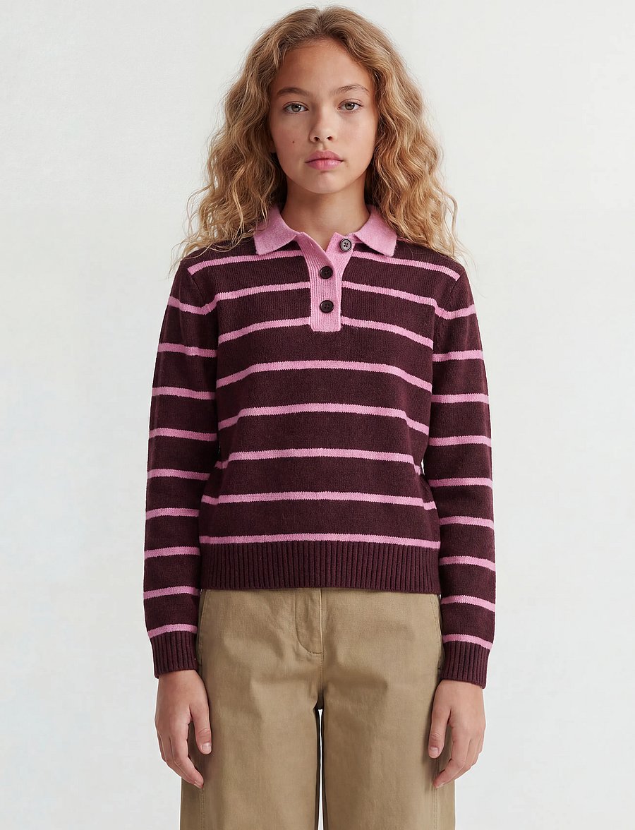 JJXX Kids - JXRUBY POLO NECK KNIT SN GRL - džemprid - orchid smoke - 0