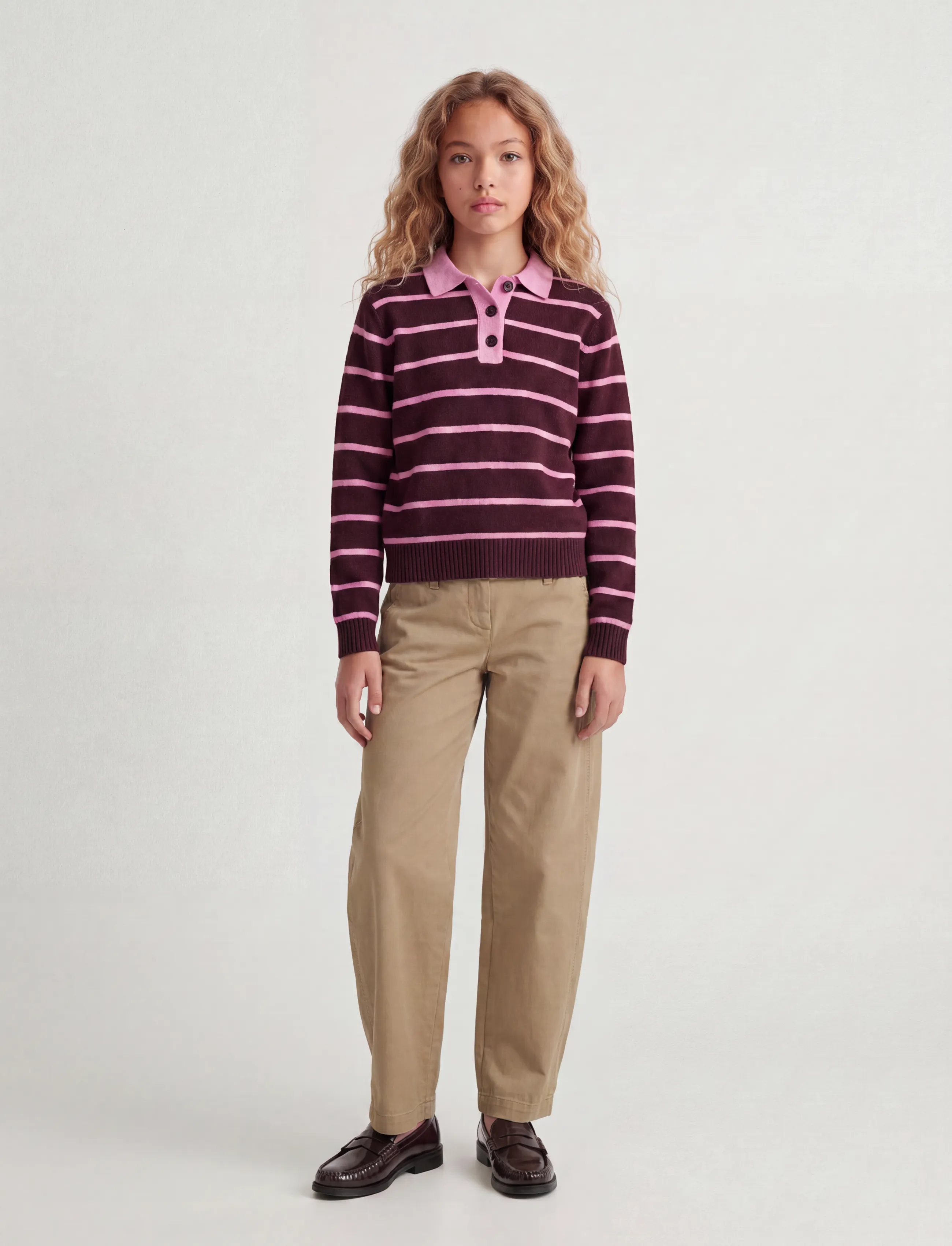 JJXX Kids - JXRUBY POLO NECK KNIT SN GRL - džemprid - orchid smoke - 4