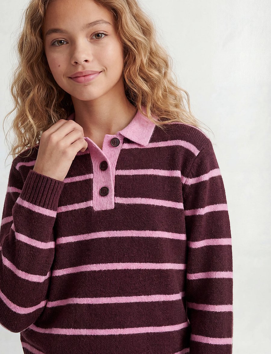 JJXX Kids - JXRUBY POLO NECK KNIT SN GRL - džemprid - orchid smoke - 5
