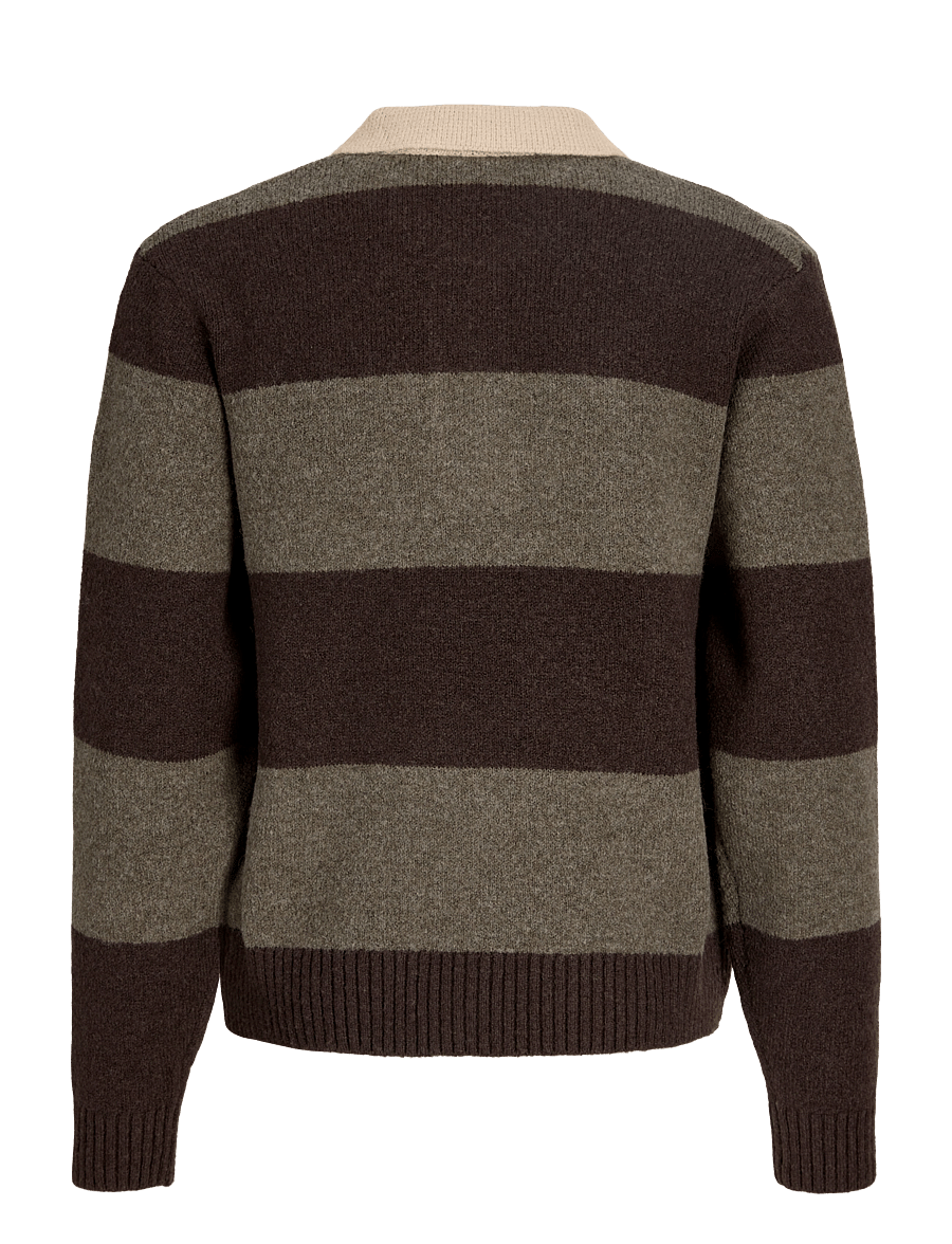 JJXX Kids - JXRUBY POLO NECK KNIT SN GRL - pullover - seal brown - 2