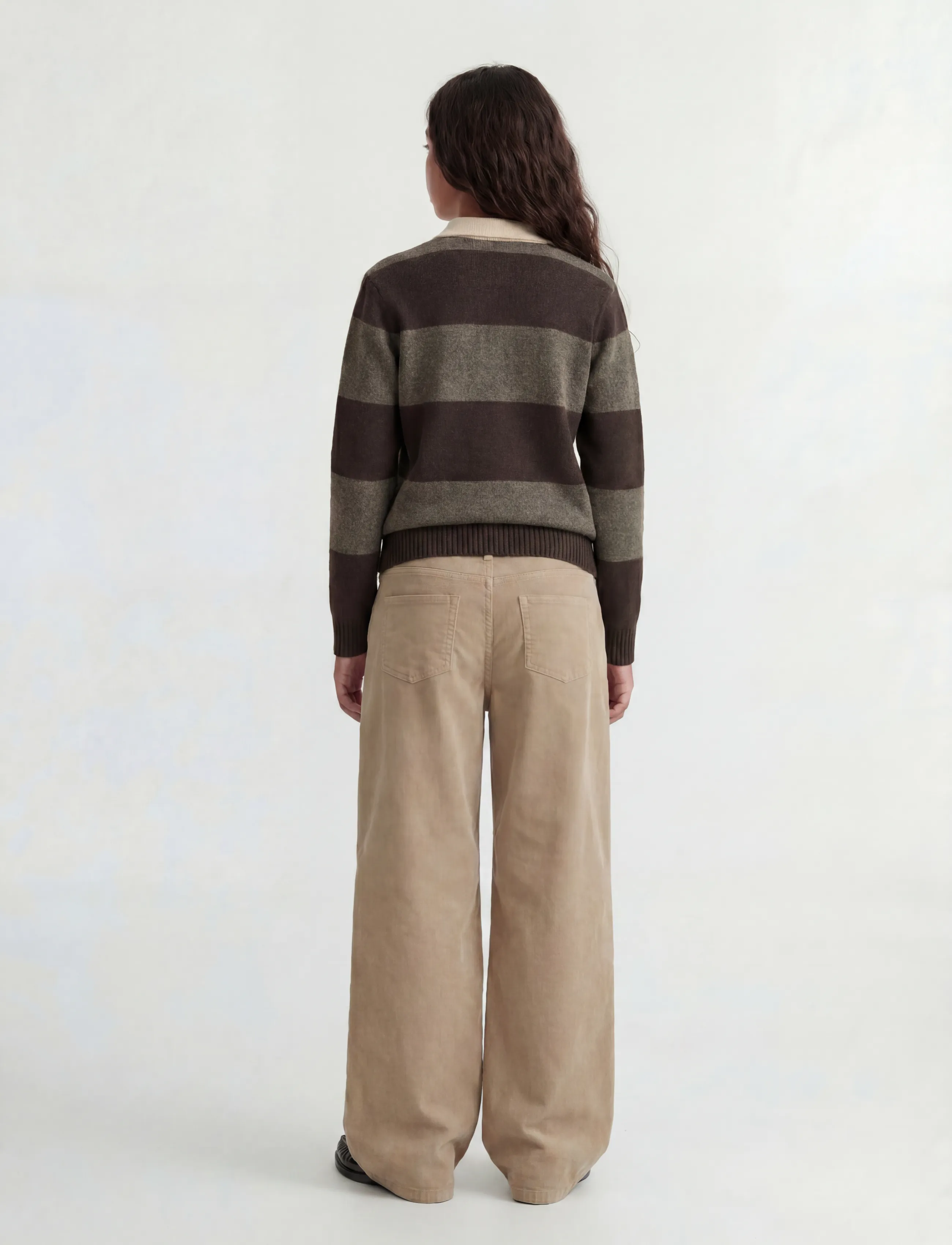 JJXX Kids - JXRUBY POLO NECK KNIT SN GRL - pullover - seal brown - 3