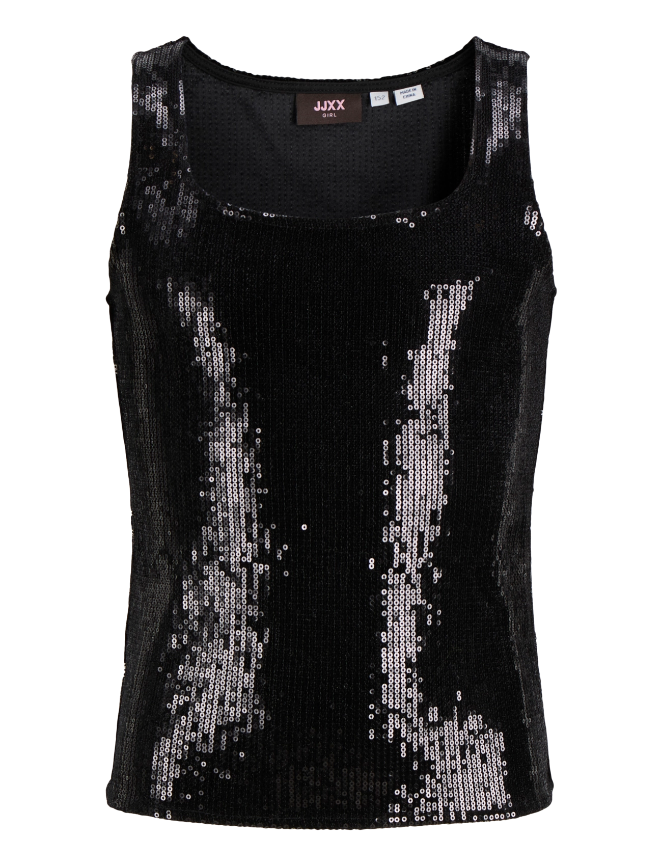 JJXX Kids JXNANI SEQUIN SL TOP WVN GRL - Riided - BLACK / black
