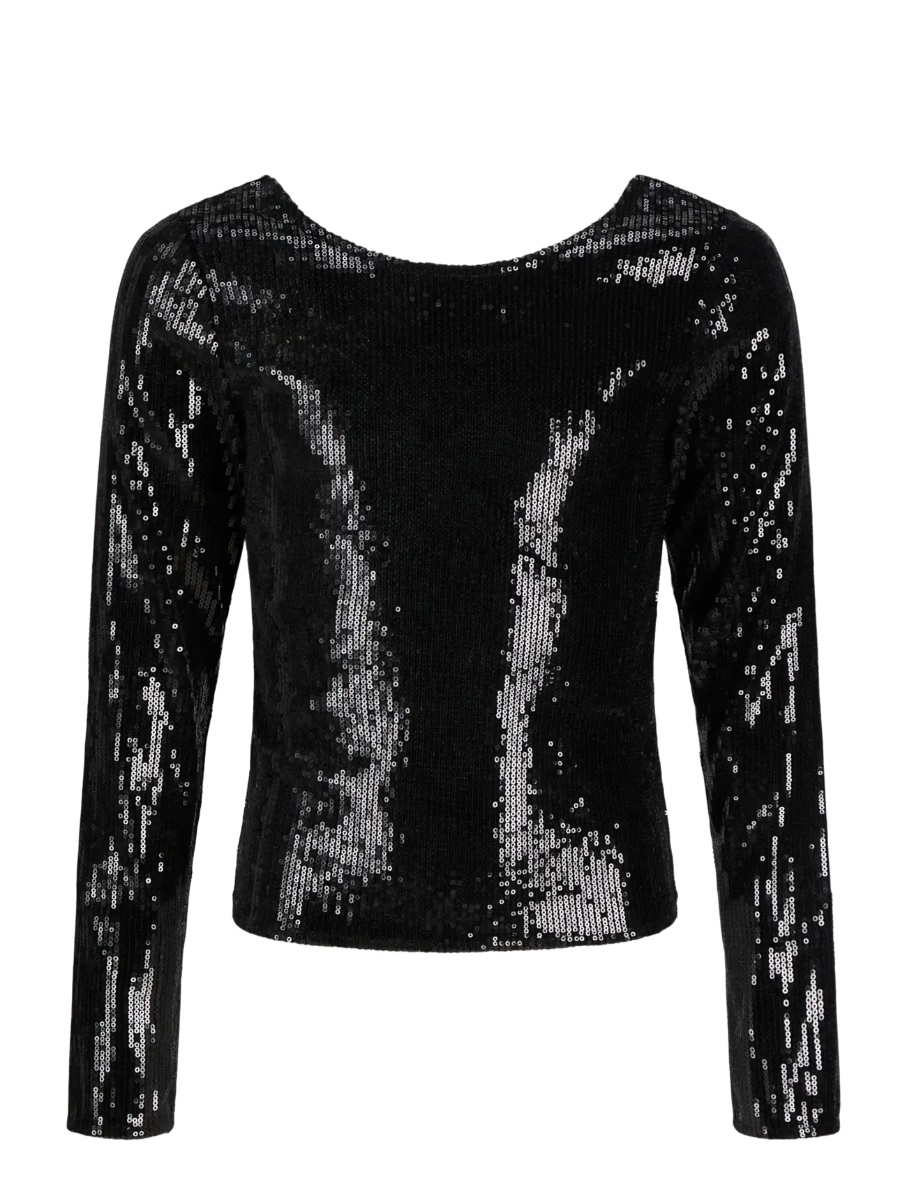 JJXX Kids JXNANI SEQUIN LS TOP WVN GRL - Bluser & Tunikaer - BLACK / black