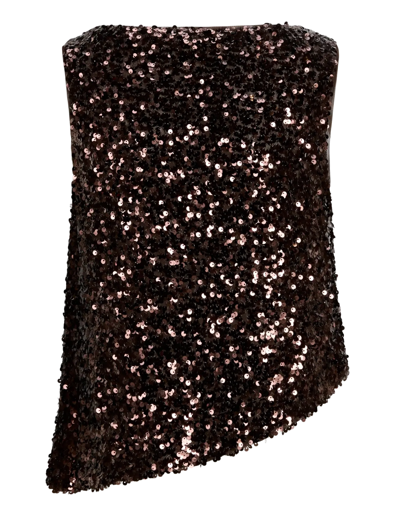 JJXX Kids - JXZOLA SEQUIN SL TOP WVN GRL - linnen - demitasse - 1