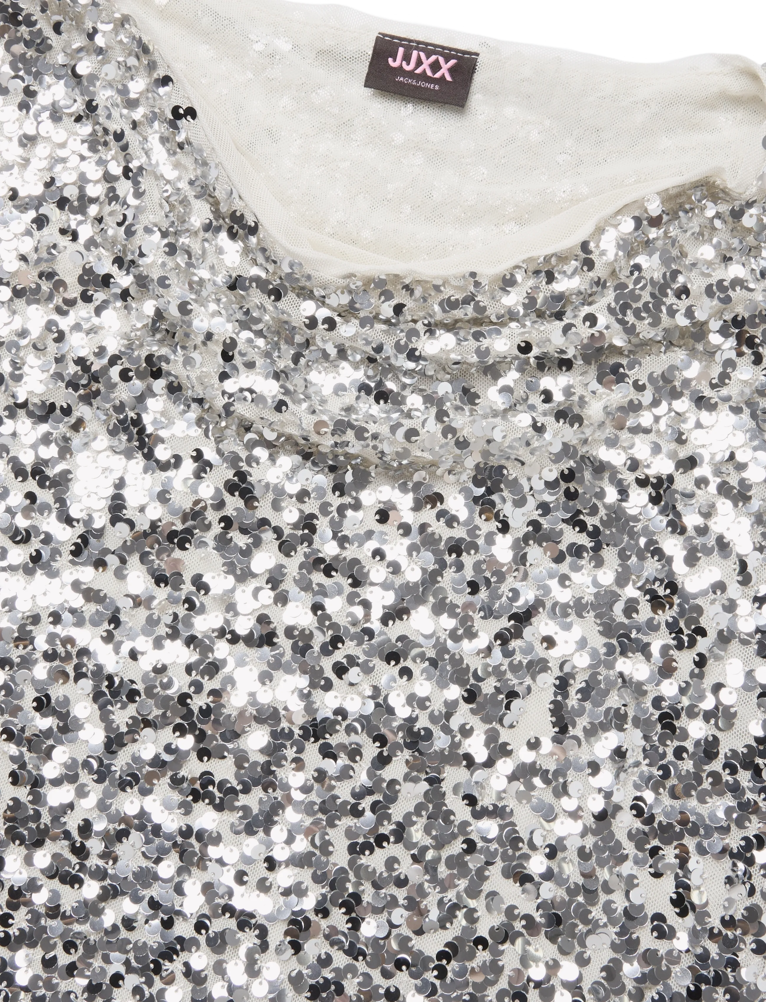 JJXX Kids - JXZOLA SEQUIN SL TOP WVN GRL - maikad - silver - 2