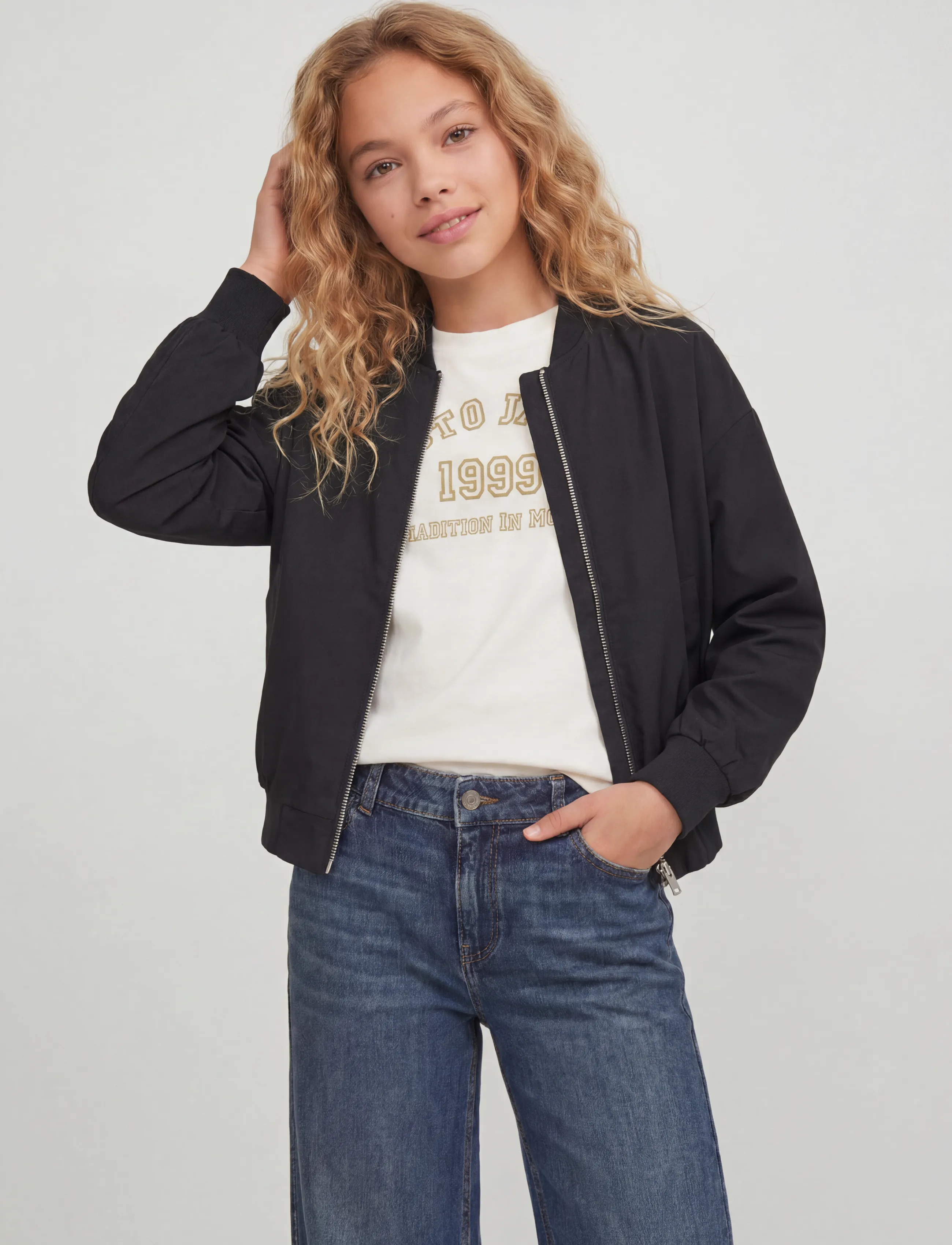 JJXX Kids - JXELLA BOMBER JACKET OTW GRL NOOS - black - 5