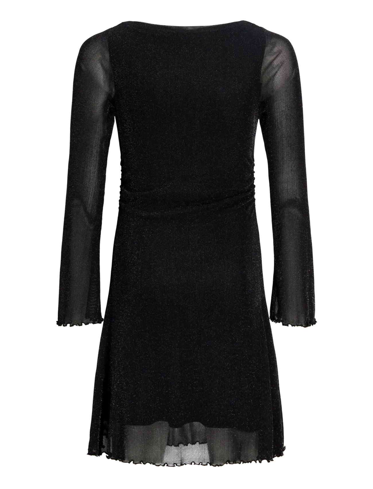 JJXX Kids - JXMINNA MESH GLITTER LS DRESS WVN GRL - partykleider - black - 1
