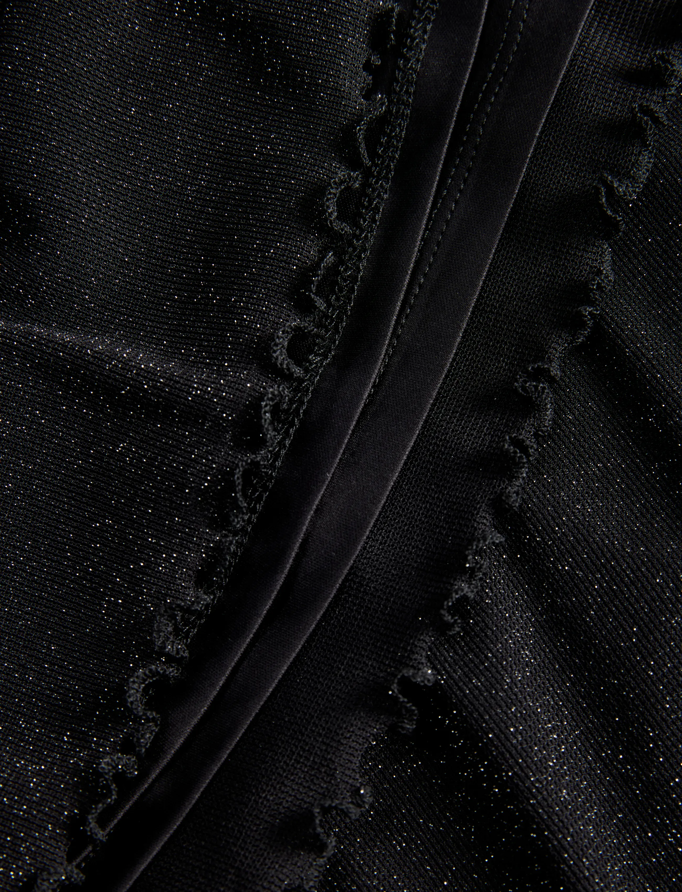 JJXX Kids - JXMINNA MESH GLITTER LS DRESS WVN GRL - partykleider - black - 3