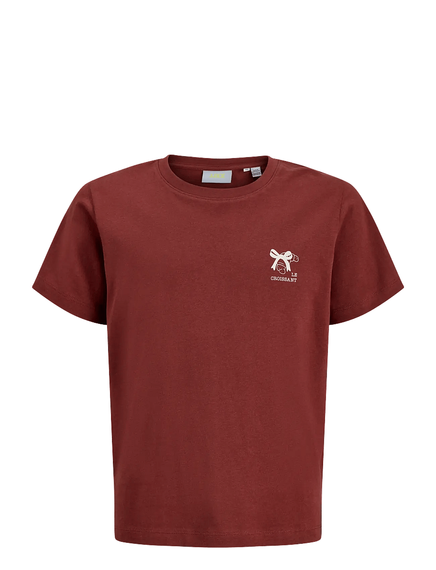 JJXX Kids - JXCARLY REG FIT SS TEE JRS GRL - kurzärmelige - madder brown - 0