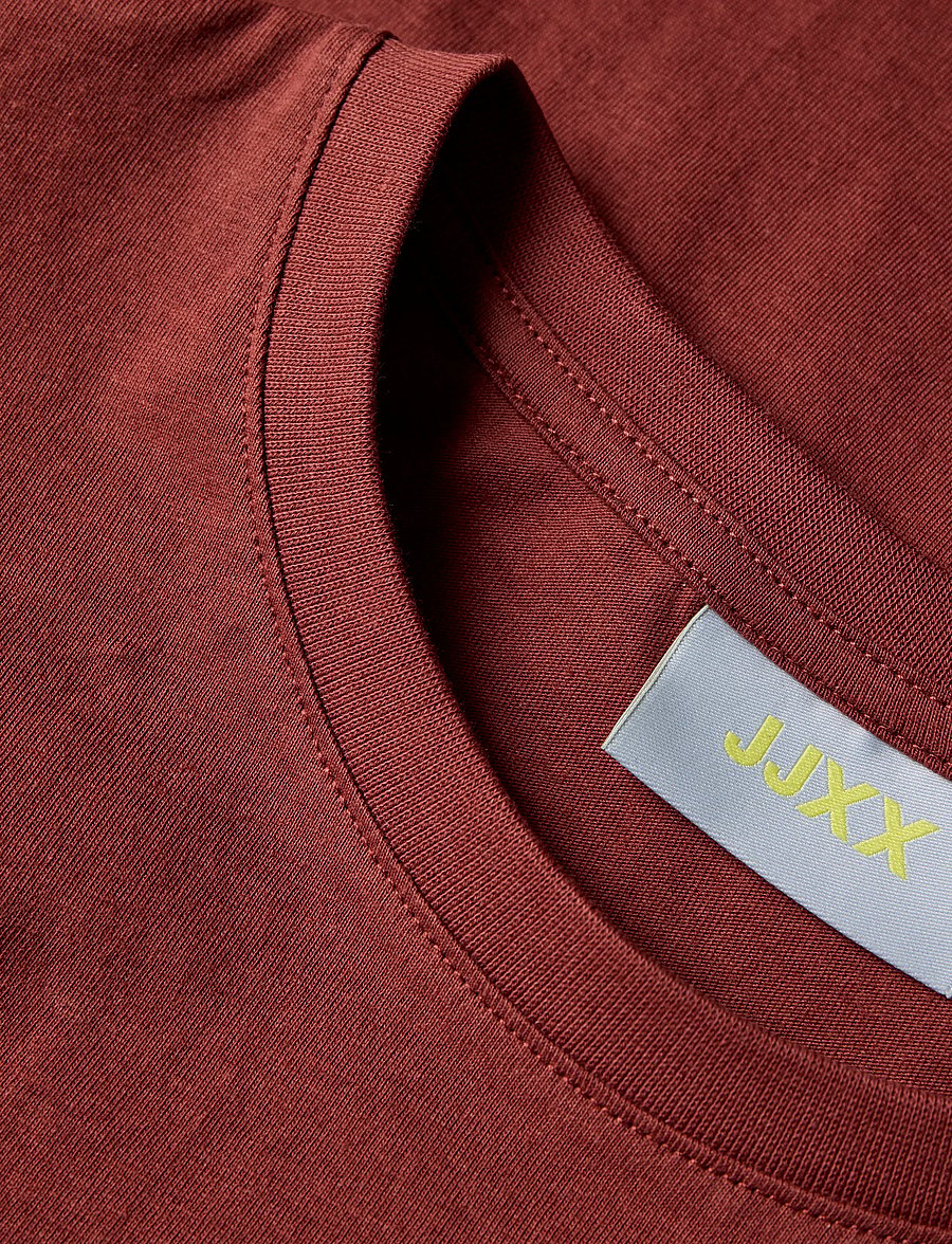 JJXX Kids - JXCARLY REG FIT SS TEE JRS GRL - kurzärmelige - madder brown - 2