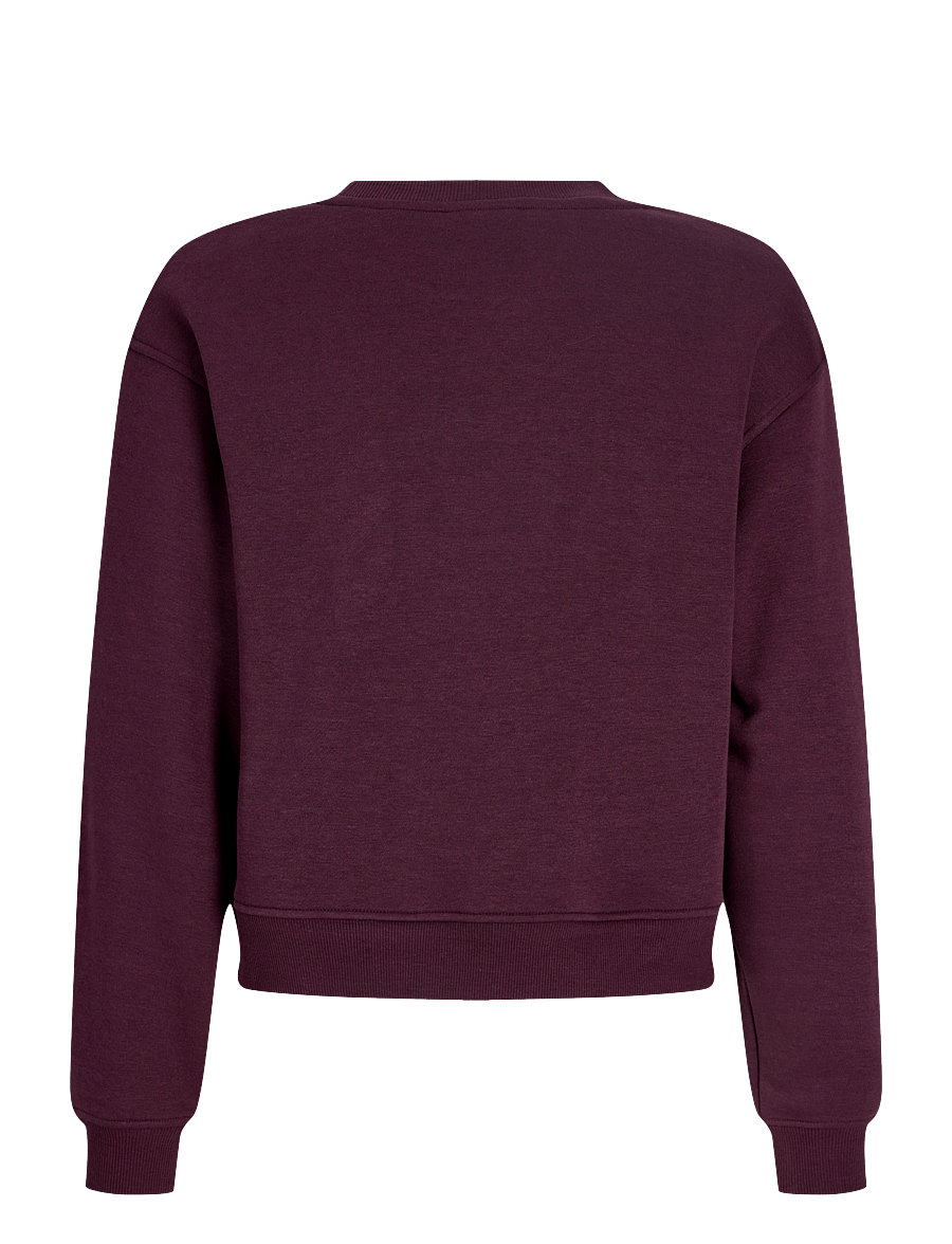 JJXX Kids - JXTATUM TERRY PATCH CREW SWT GRL - sweatshirts - winetasting - 2