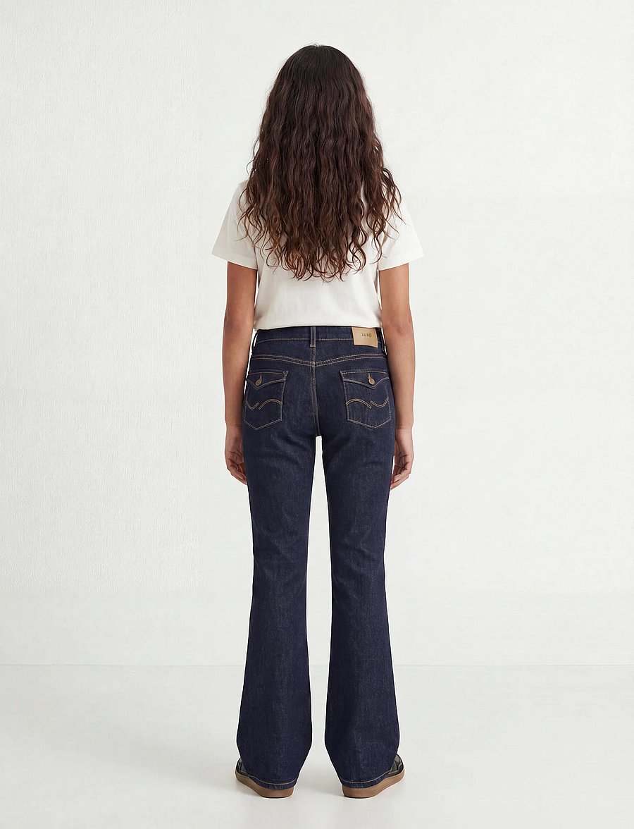 JJXX Kids - JXTEXAS FLARED LW C248 DNM GRL SN - bootcut jeans - dark blue denim - 3