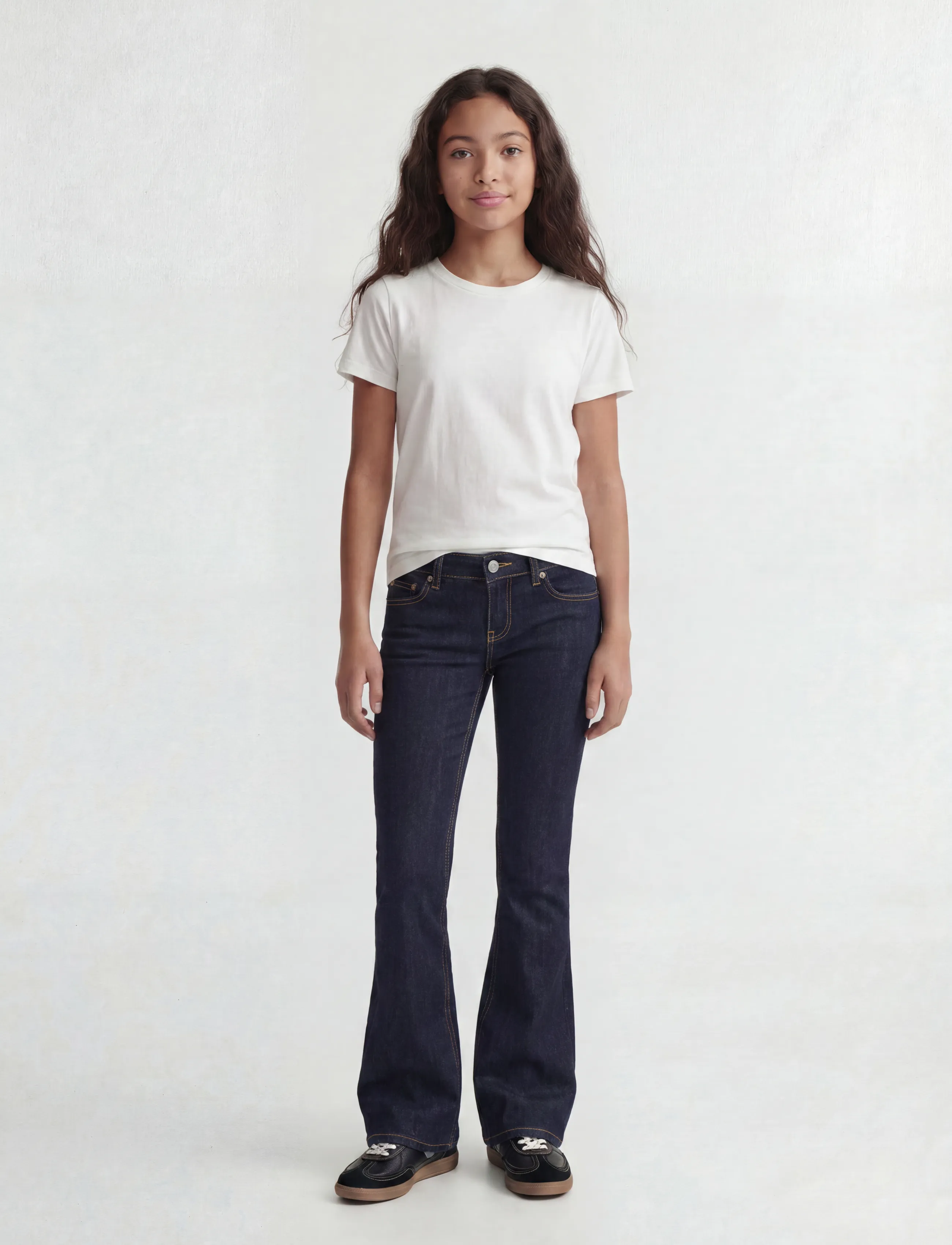 JJXX Kids - JXTEXAS FLARED LW C248 DNM GRL SN - bootcut jeans - dark blue denim - 4