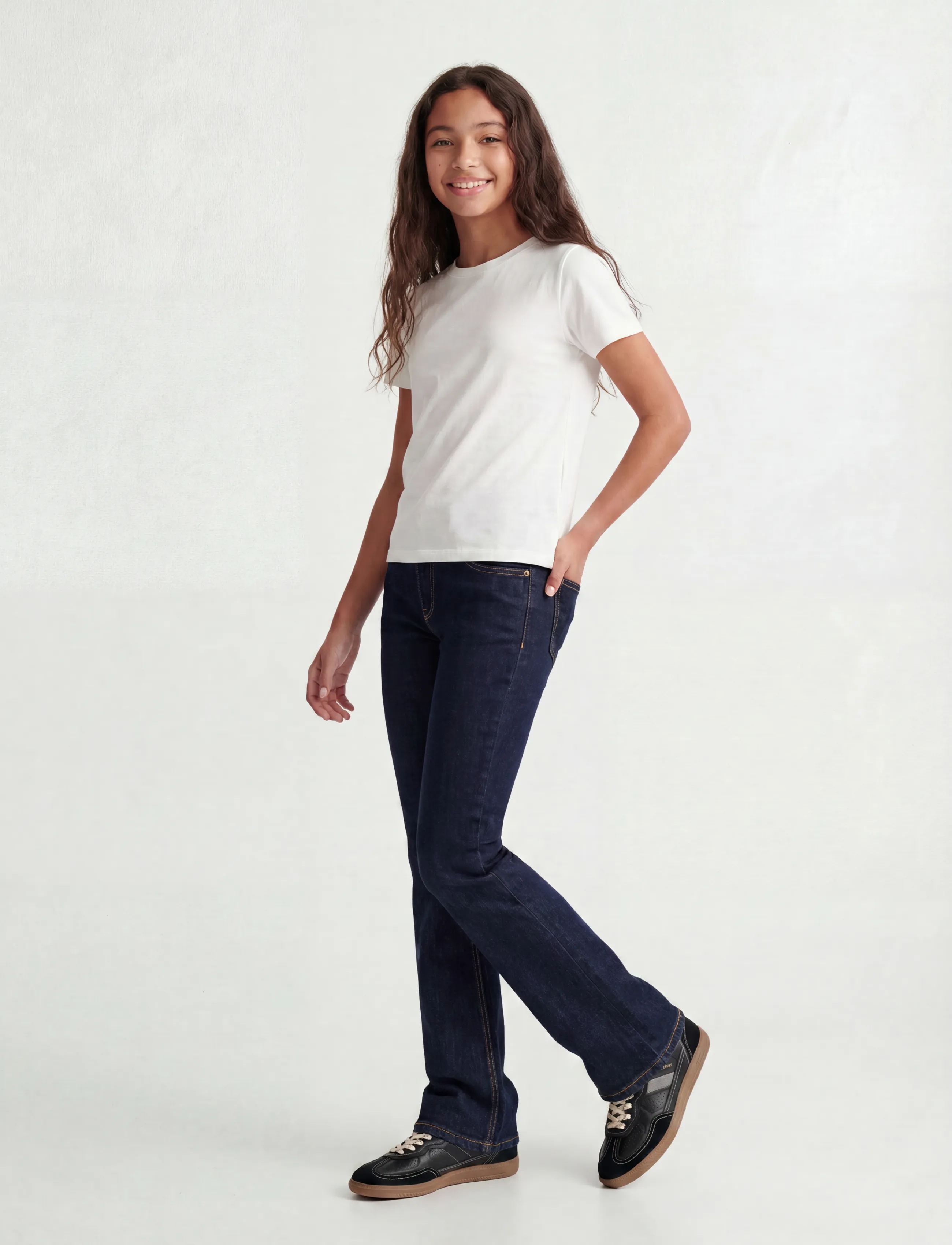 JJXX Kids - JXTEXAS FLARED LW C248 DNM GRL SN - bootcut jeans - dark blue denim - 5