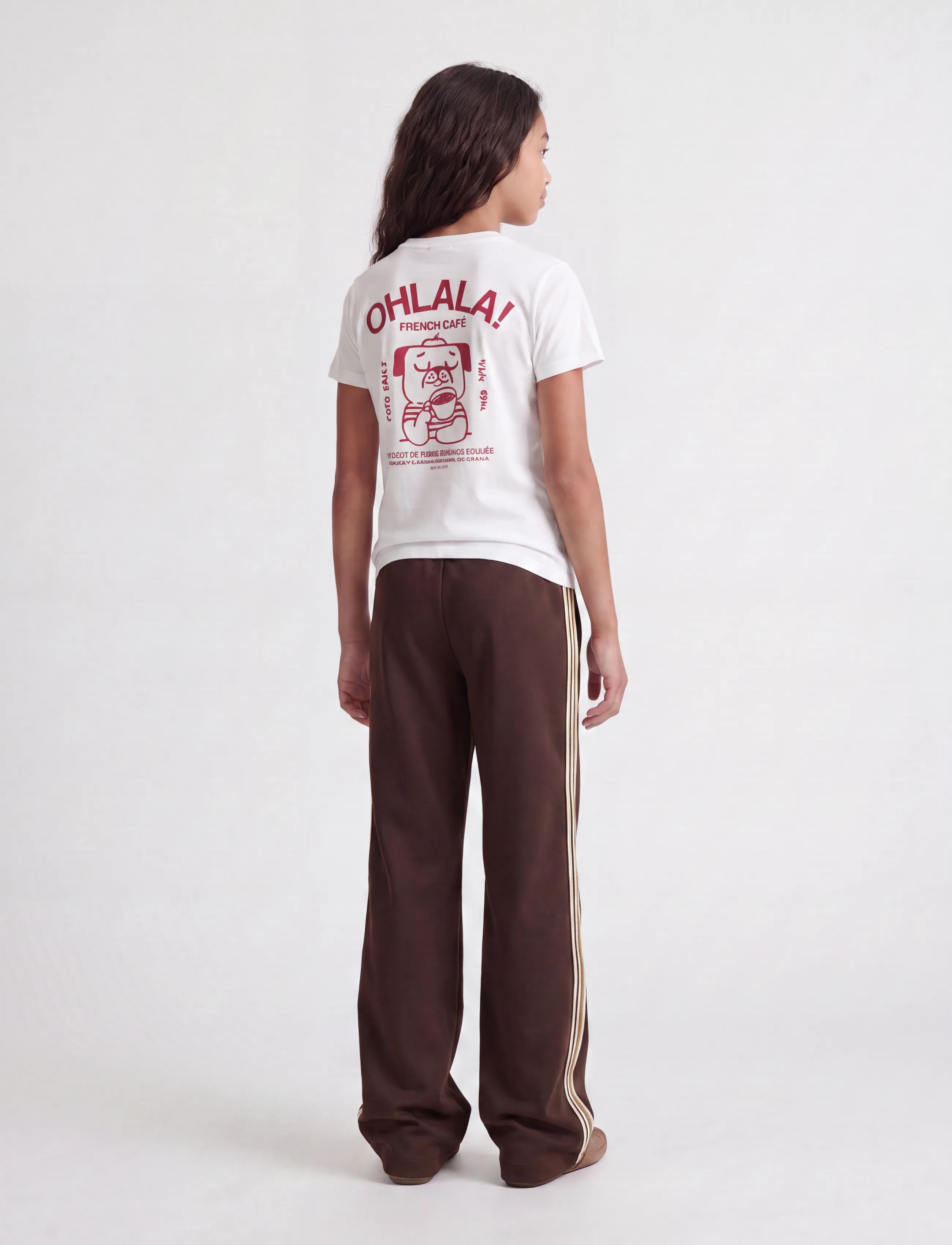 JJXX Kids - JXSKY ESME WIDE PANTS PNT GRL - jogginghosen - demitasse - 3