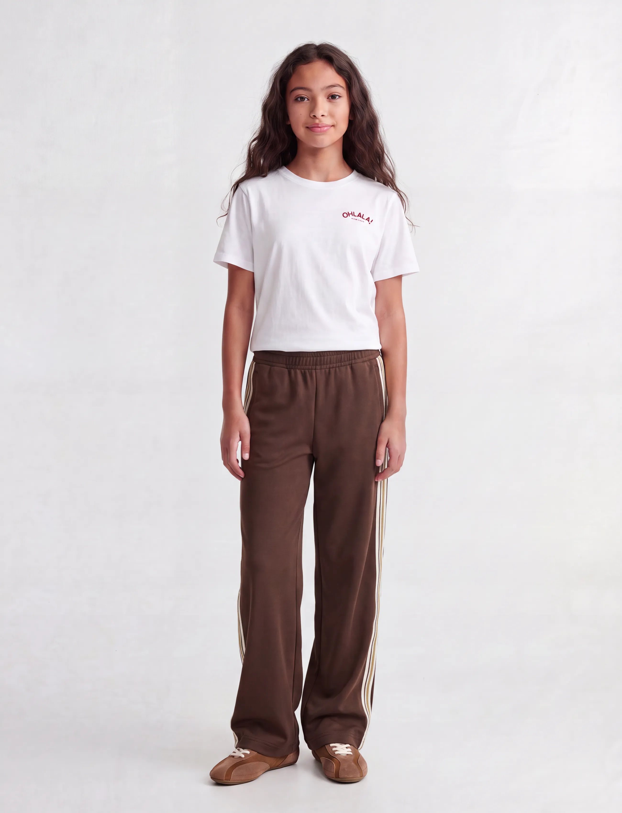 JJXX Kids - JXSKY ESME WIDE PANTS PNT GRL - jogginghosen - demitasse - 4