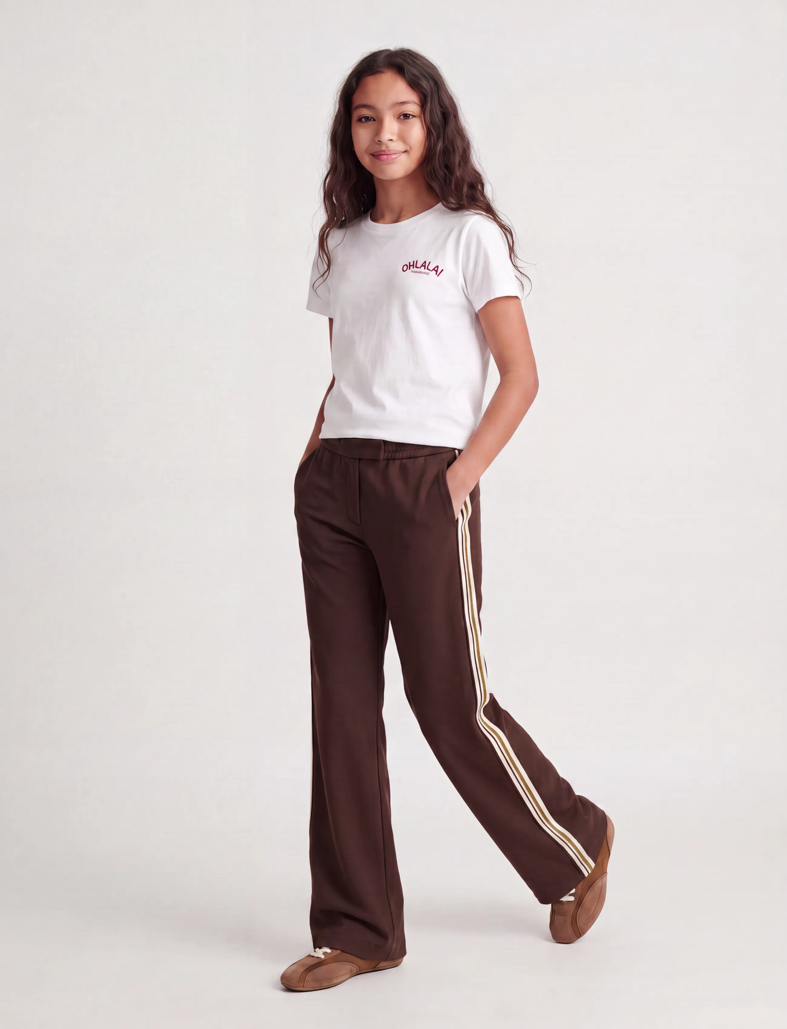 JJXX Kids - JXSKY ESME WIDE PANTS PNT GRL - jogginghosen - demitasse - 5