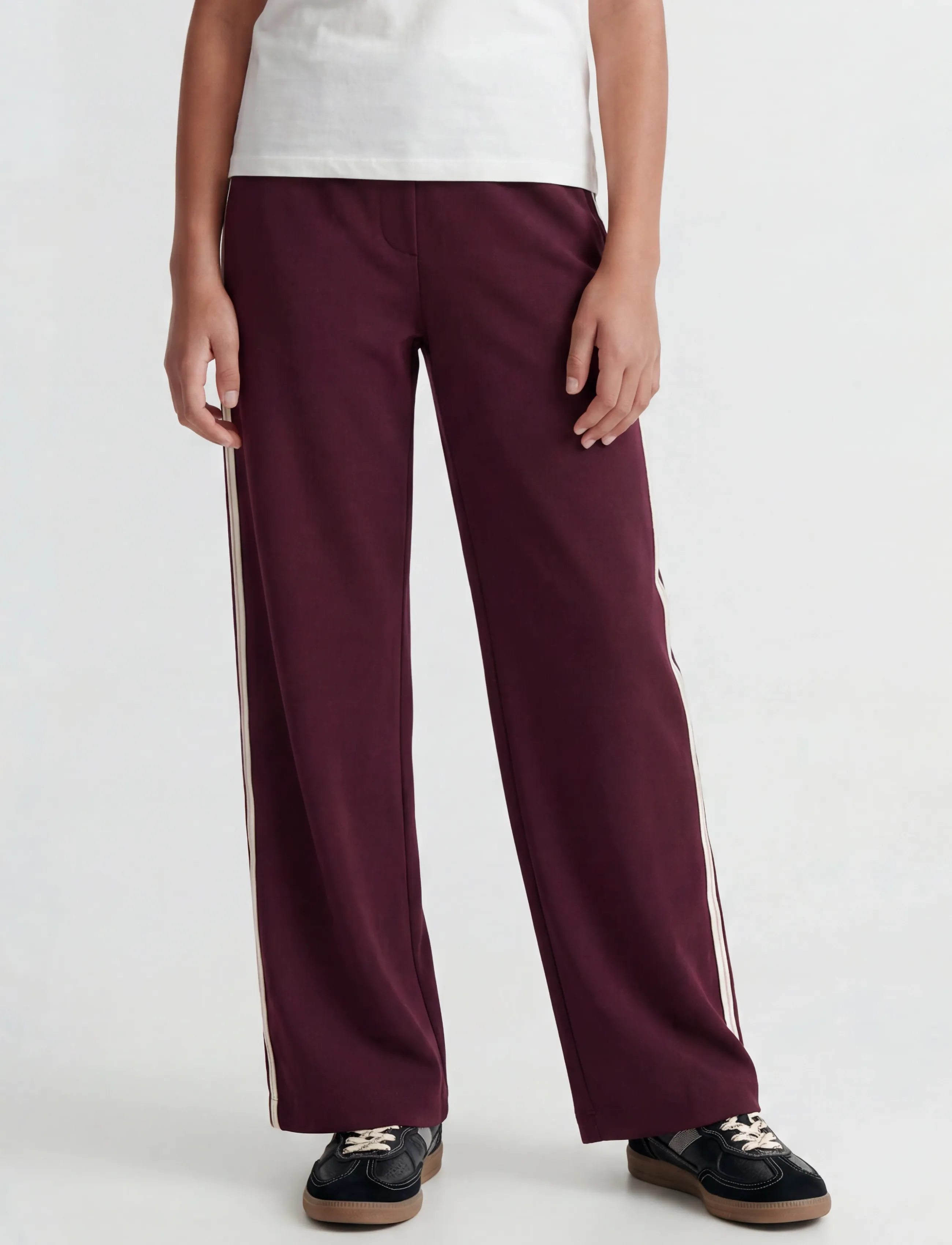 JJXX Kids JXSKY ESME WIDE PANTS PNT GRL - Bukser - WINETASTING / burgundy