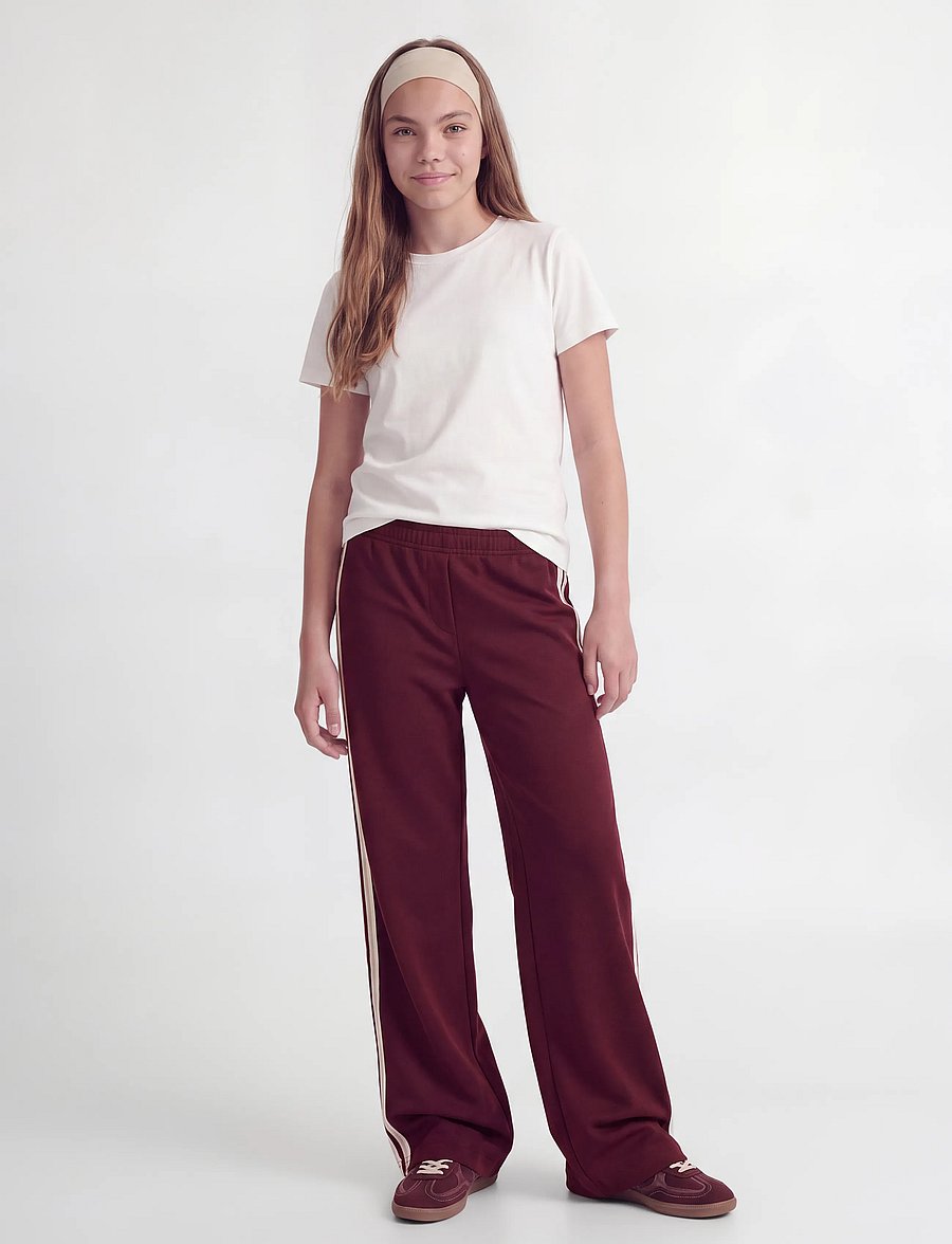 JJXX Kids - JXSKY ESME WIDE PANTS PNT GRL - verryttelyhousut - winetasting - 5