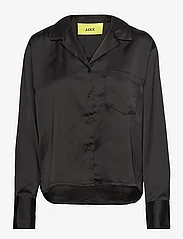 JJXX - JXEVA LS COMFORT SATIN SHIRT NOOS - overhemden met lange mouwen - black - 0