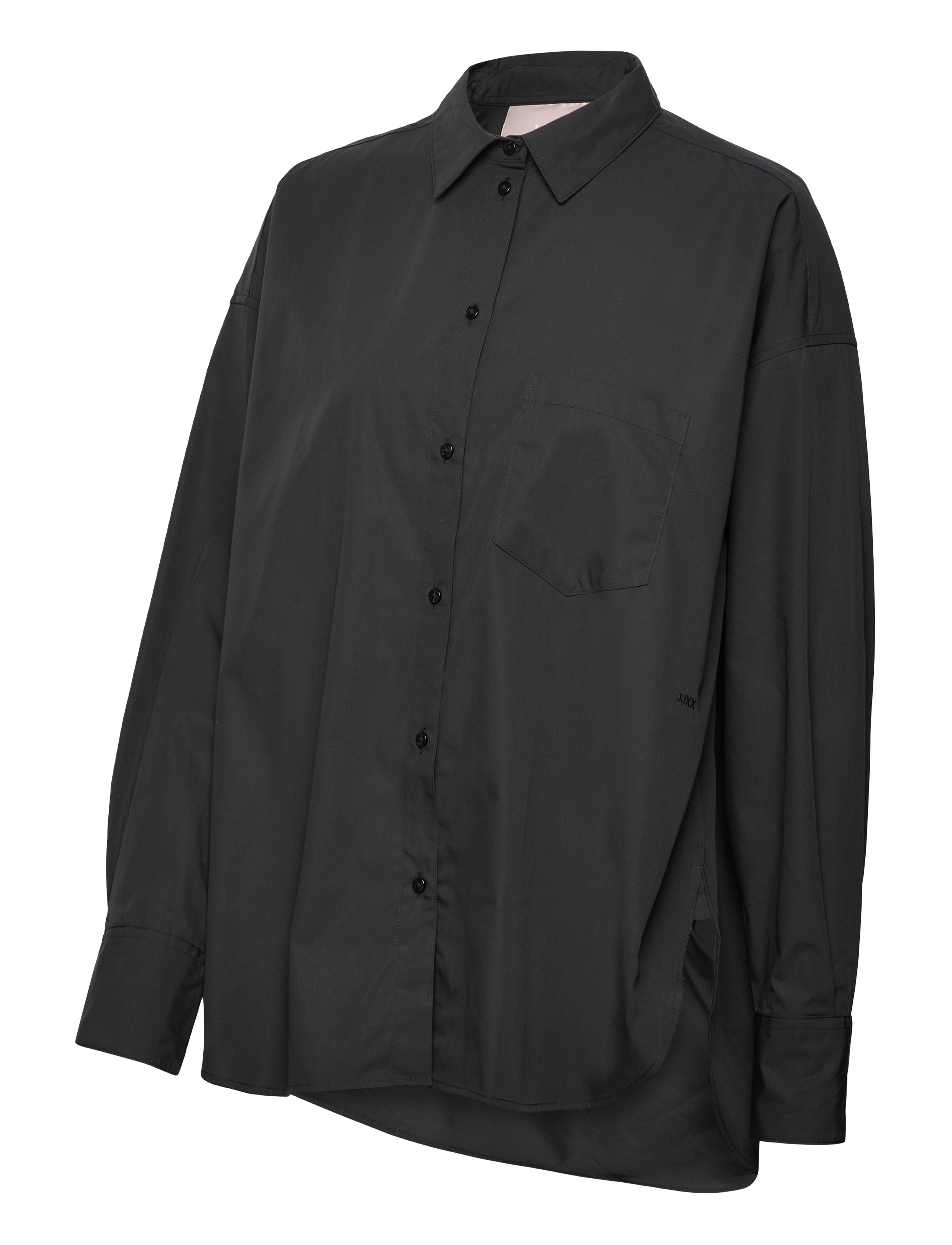 JJXX - JXJAMIE LS RELAXED POPLIN SHIRT WVN NOOS - langærmede skjorter - black - 3