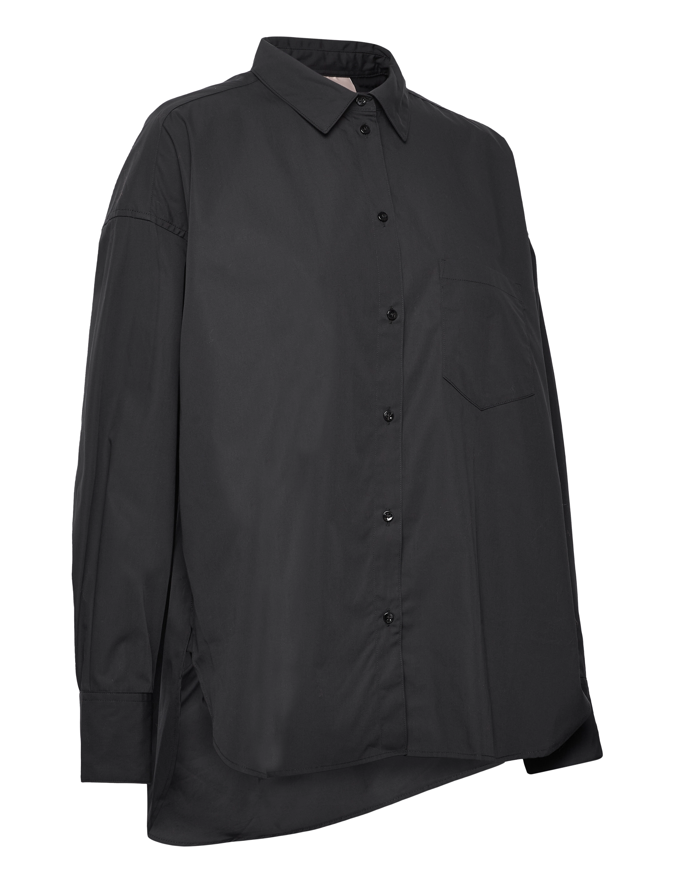 JJXX - JXJAMIE LS RELAXED POPLIN SHIRT WVN NOOS - langærmede skjorter - black - 4