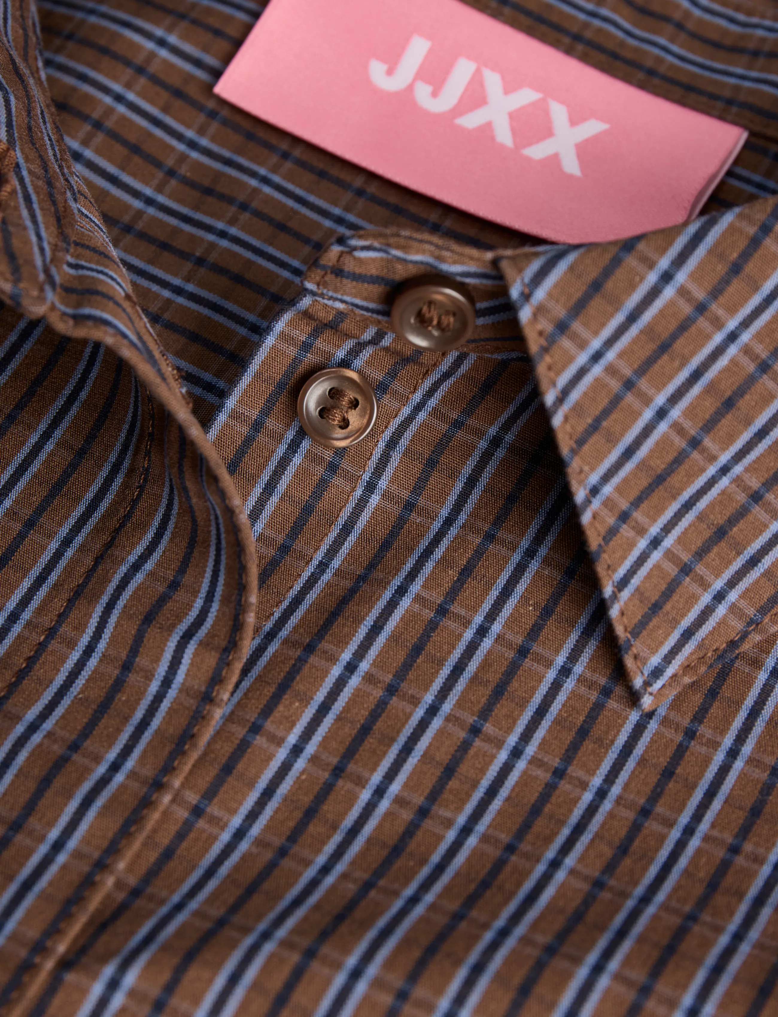 JJXX - JXJAMIE LS RELAXED POPLIN SHIRT WVN NOOS - långärmade skjortor - carafe - 3