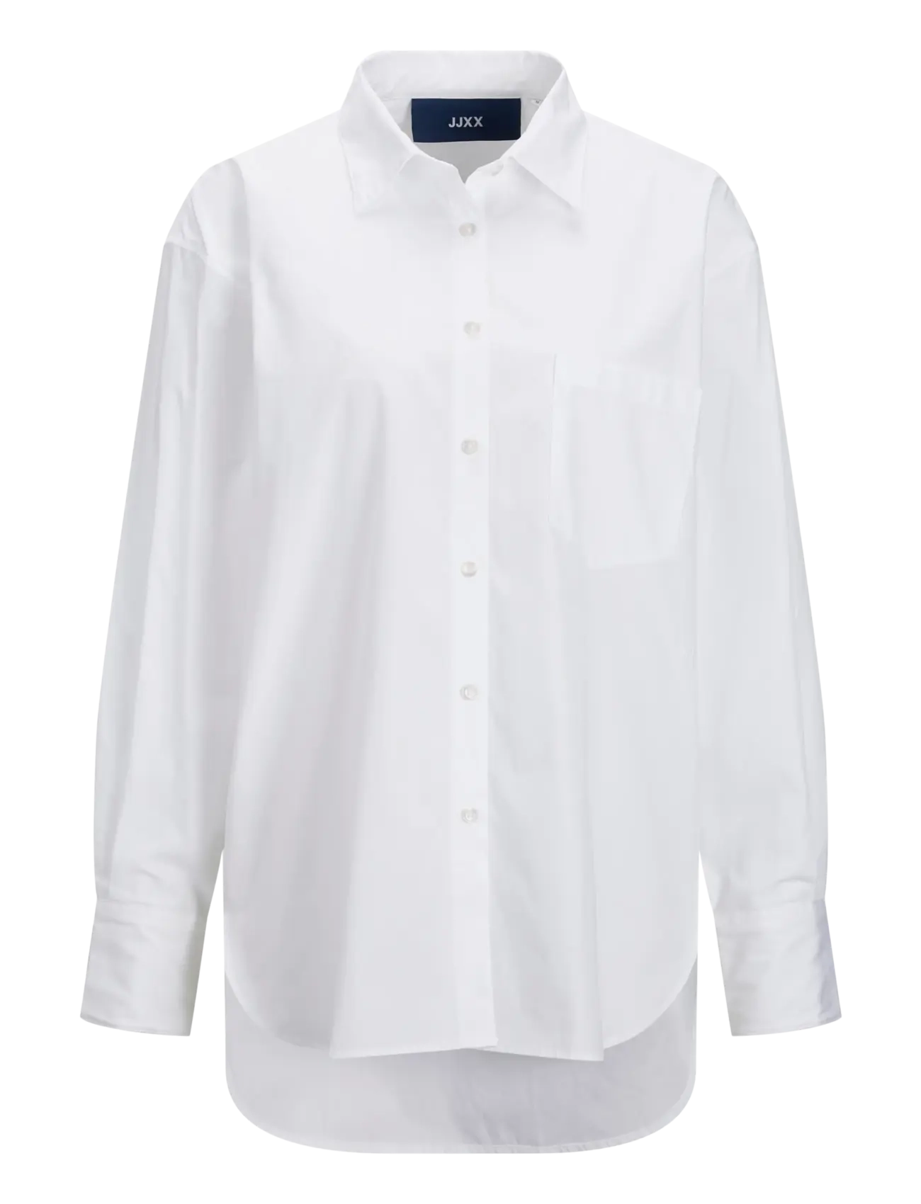 JJXX JXJAMIE LS RELAXED POPLIN SHIRT WVN NOOS - Kläder - WHITE / white