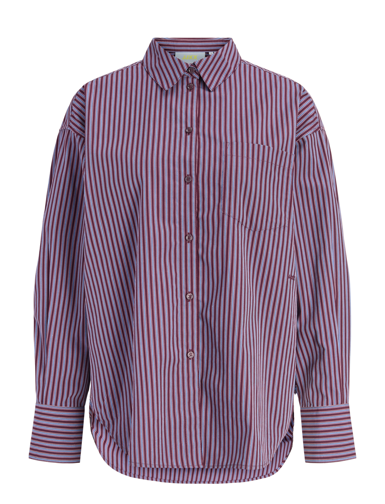 JJXX JXJAMIE LS RELAXED POPLIN SHIRT WVN NOOS - JJXX - WINETASTING / burgundy