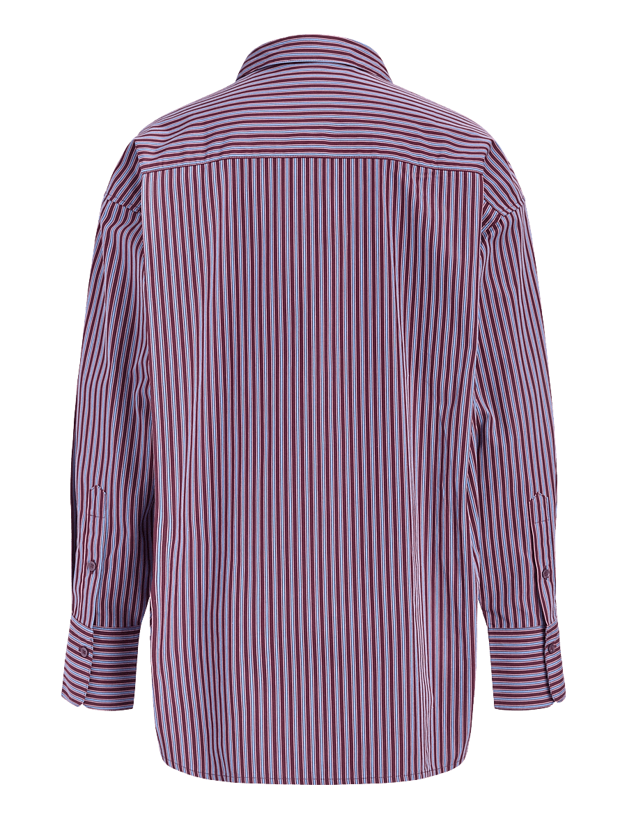 JJXX - JXJAMIE LS RELAXED POPLIN SHIRT WVN NOOS - langärmlige hemden - winetasting - 2