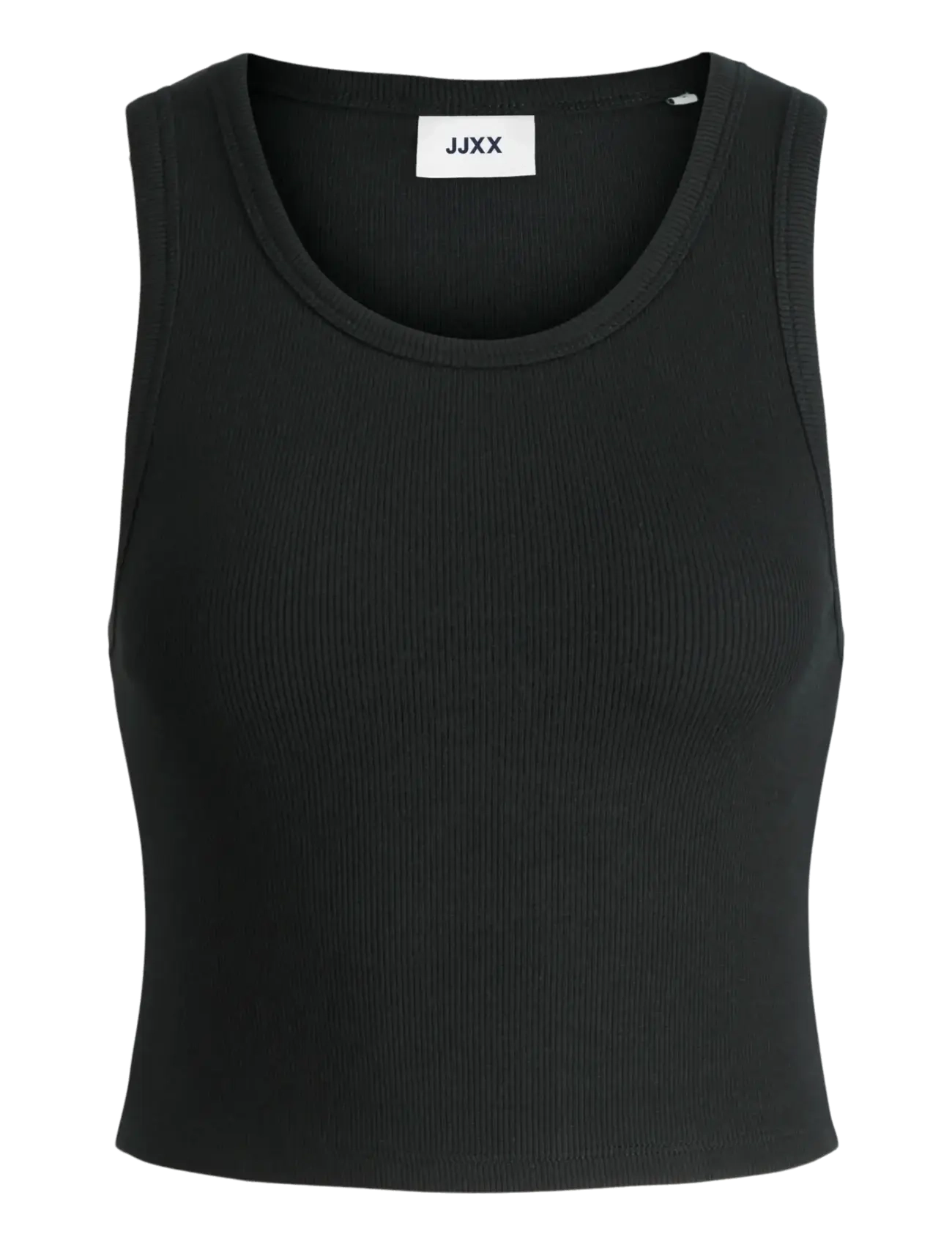 JJXX Jxfallon Str Sl Rib Oberteil Jrs Noos Schwarz - XS - Damen