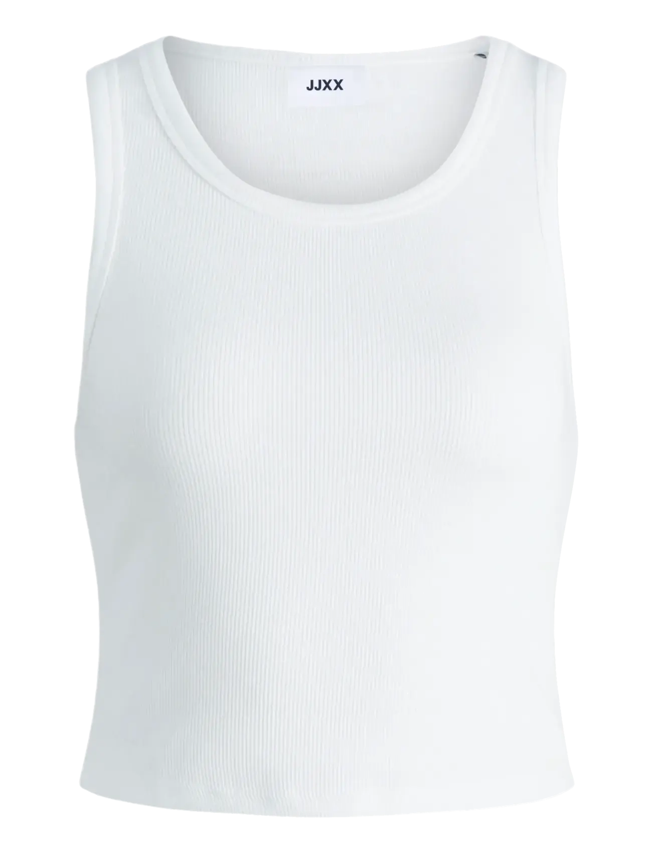 JJXX JXFALLON STR SL RIB TOP JRS NOOS - Kläder - BRIGHT WHITE / white