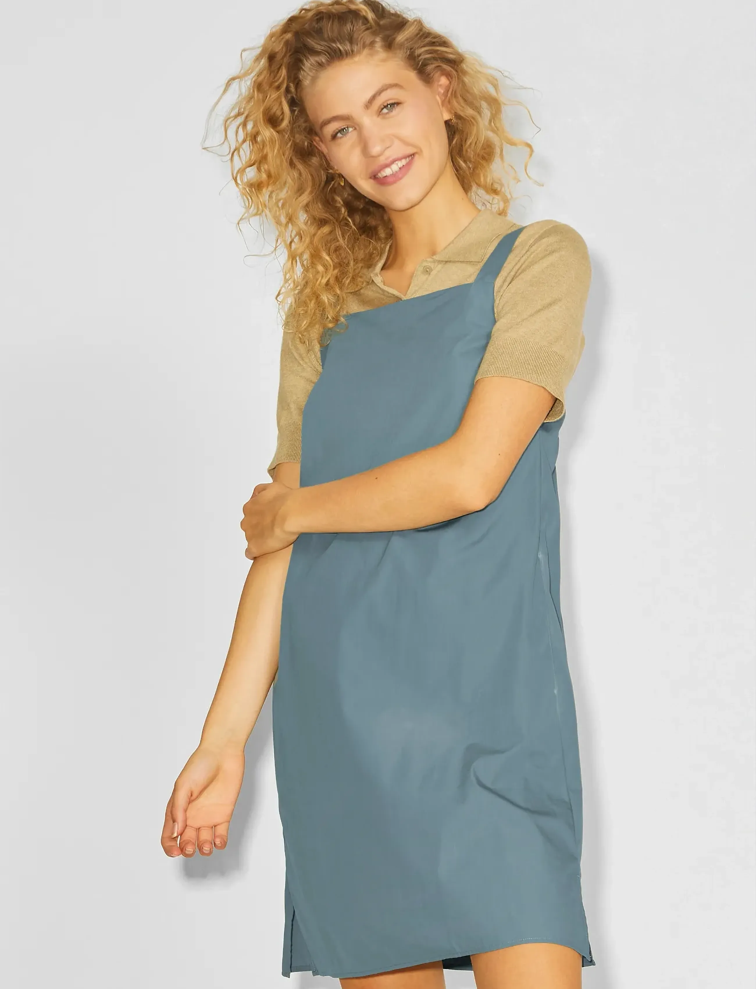 JJXX JXNIKITA POPLIN DRESS SN - Kjoler - BALSAM GREEN / green