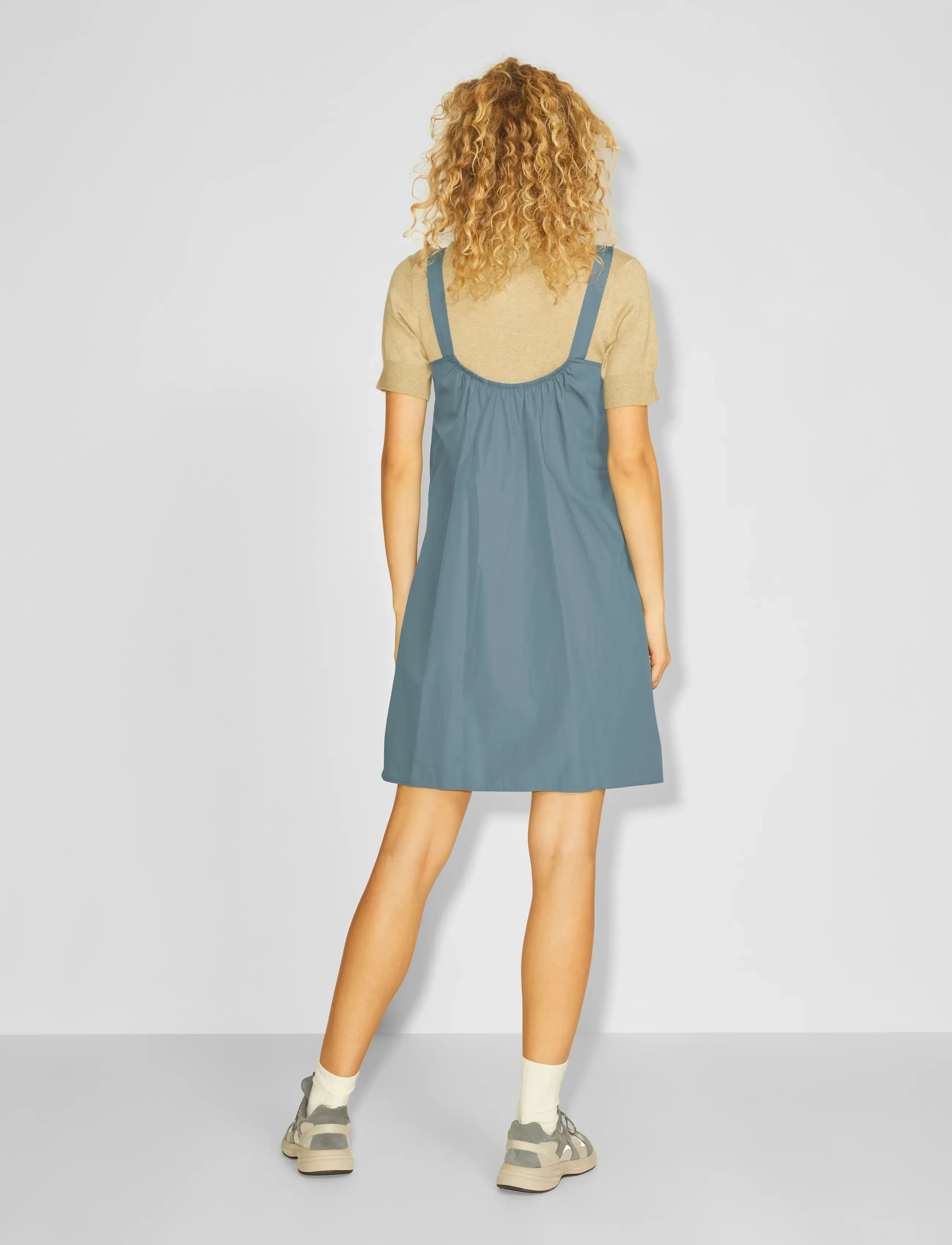 JJXX - JXNIKITA POPLIN DRESS SN - sommerkleider - balsam green - 3