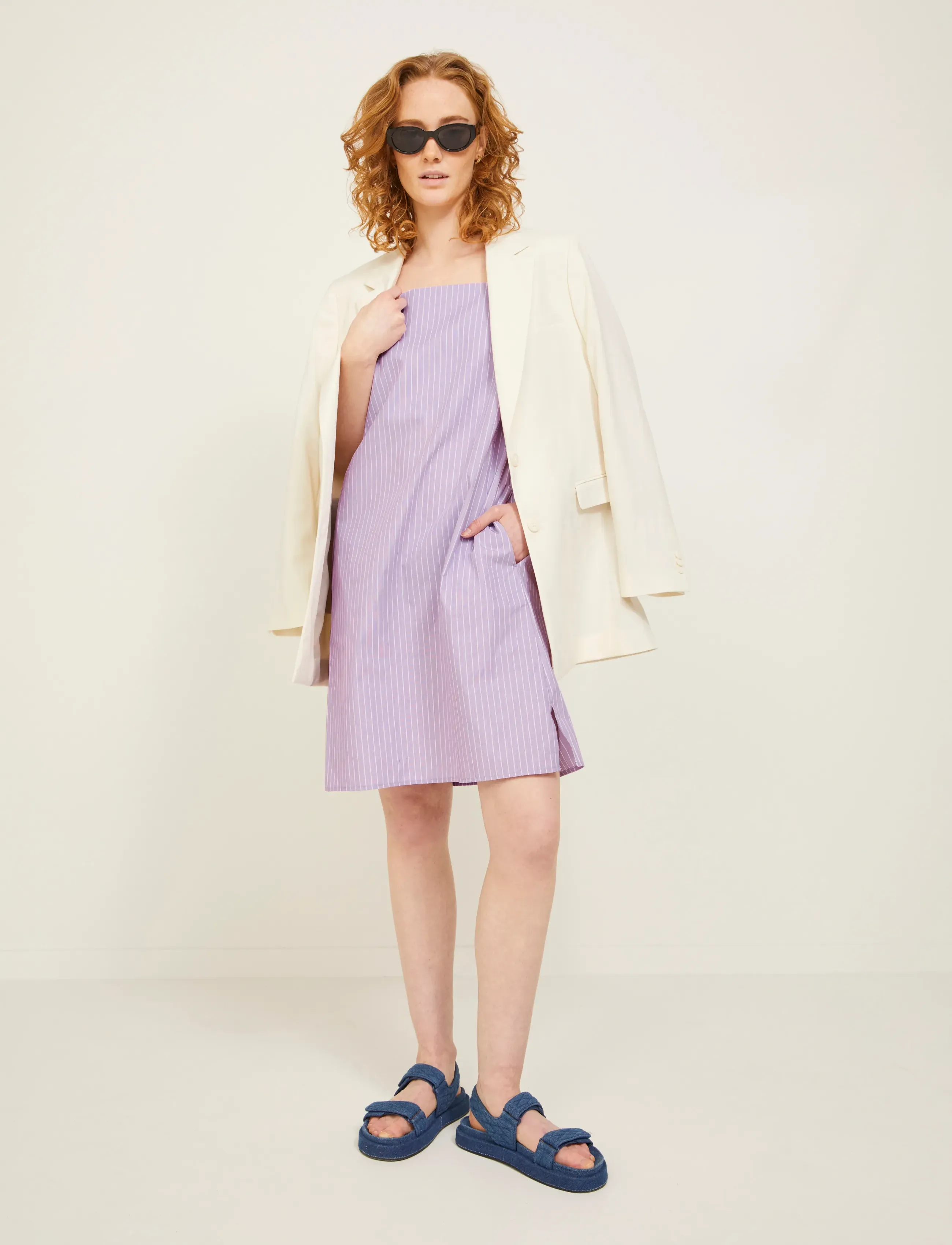 JJXX - JXNIKITA POPLIN DRESS SN - sommerkleider - violet tulle - 4