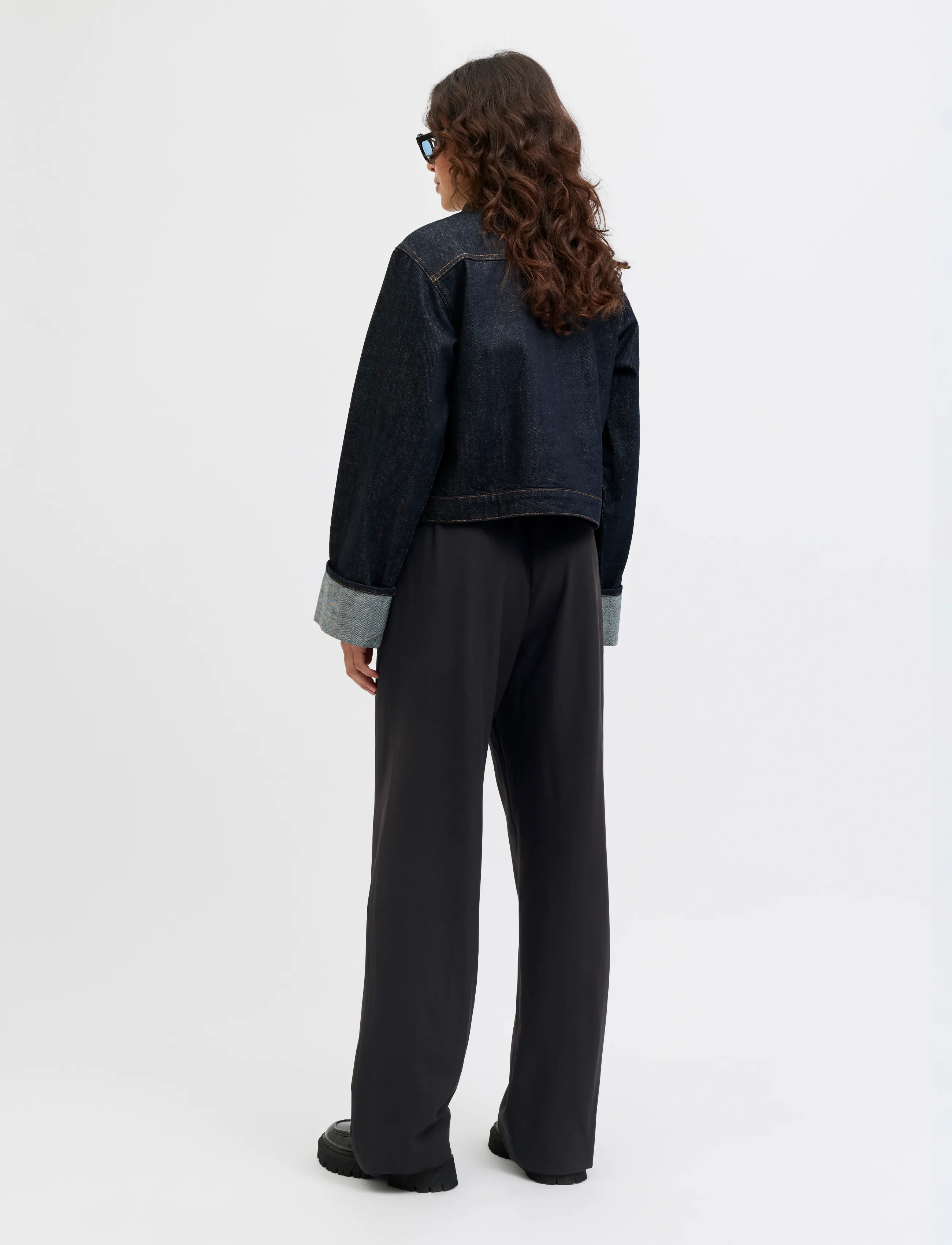 JJXX - JXLOLA MARY STRAIGHT HW PANTS TLR NOOS - black - 3