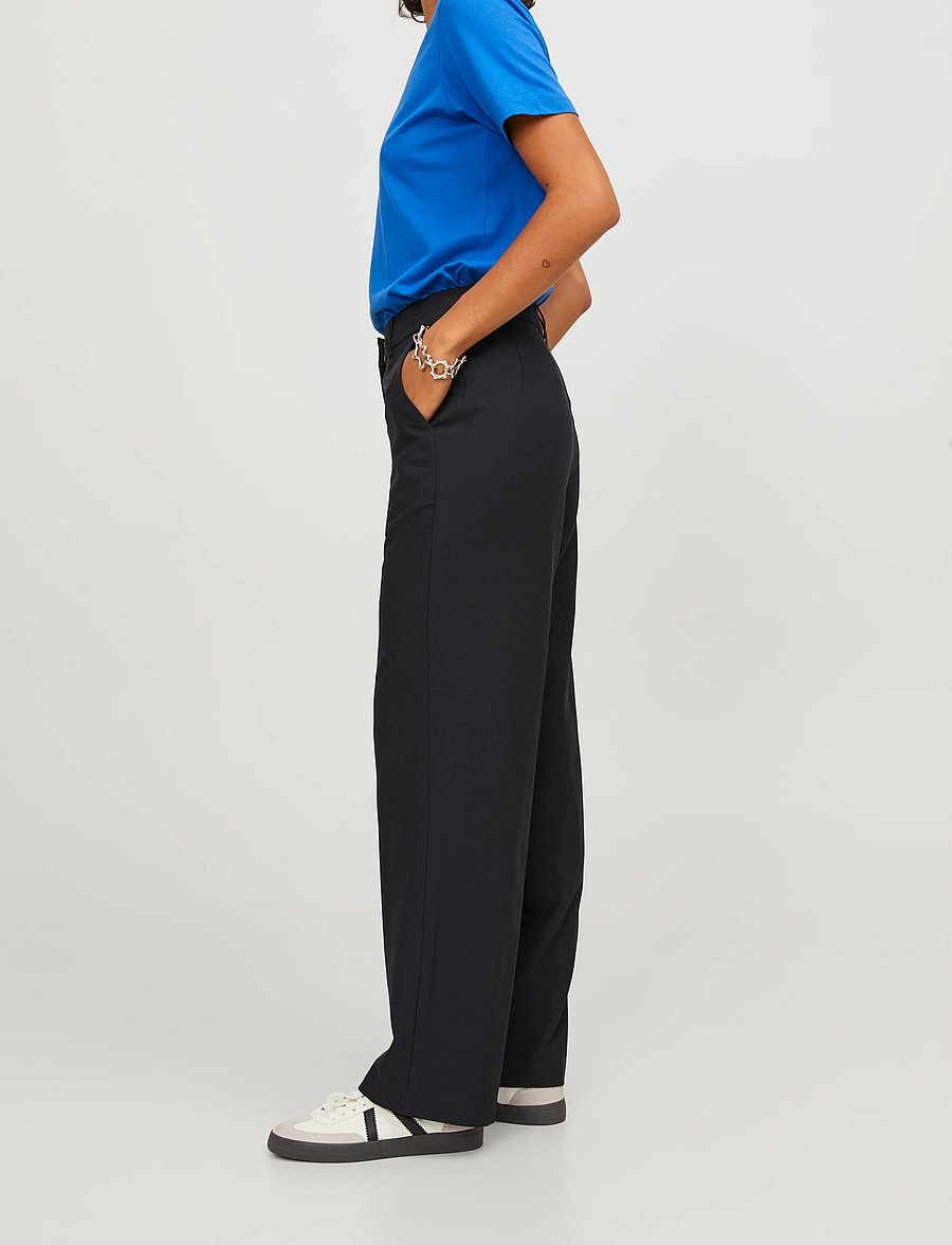 JJXX - JXLOLA MARY STRAIGHT HW PANTS TLR NOOS - black - 5