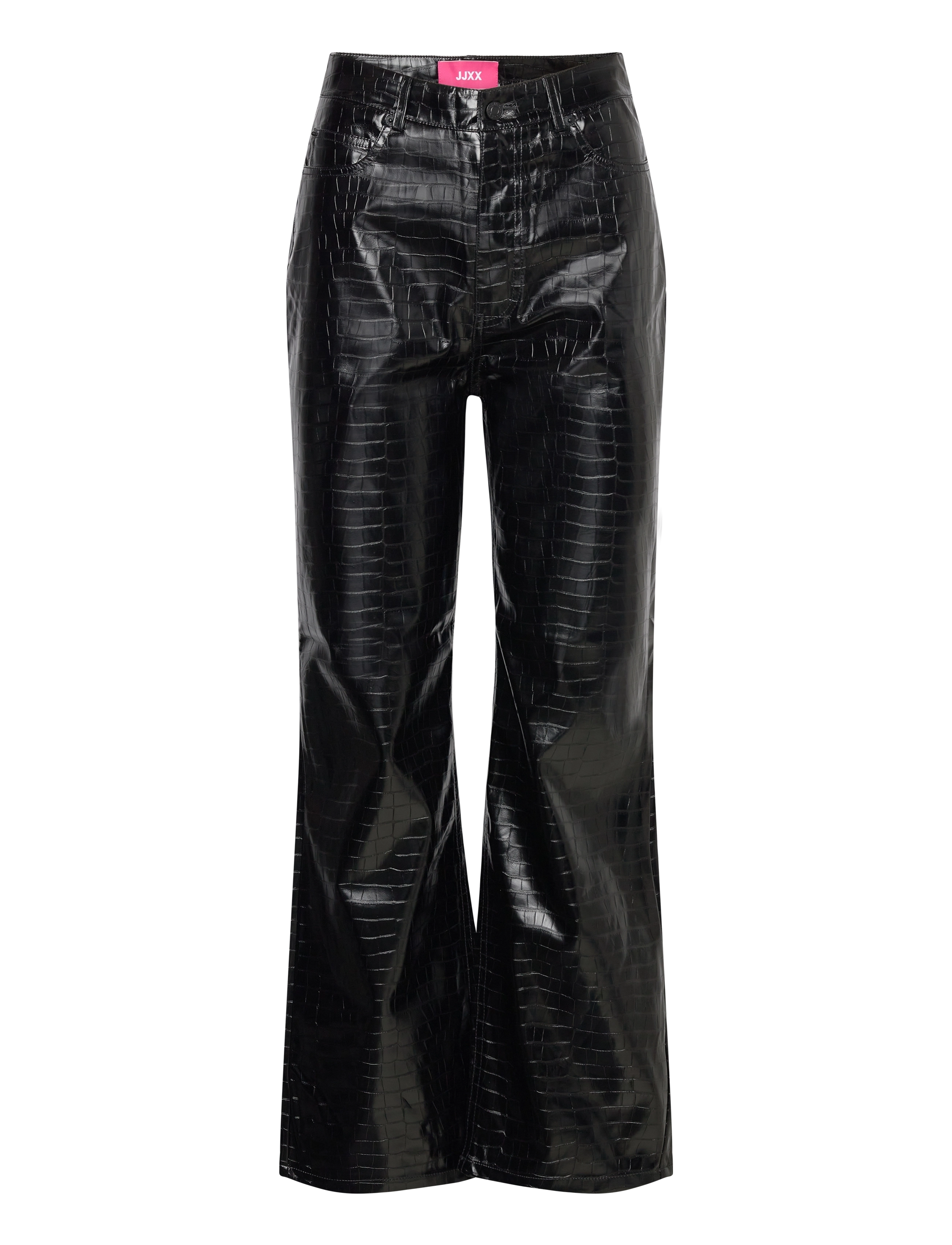 JJXX JXKENYA HW STRAIGHT FAUX LEAT PANT  NOOS - JJXX - BLACK / black