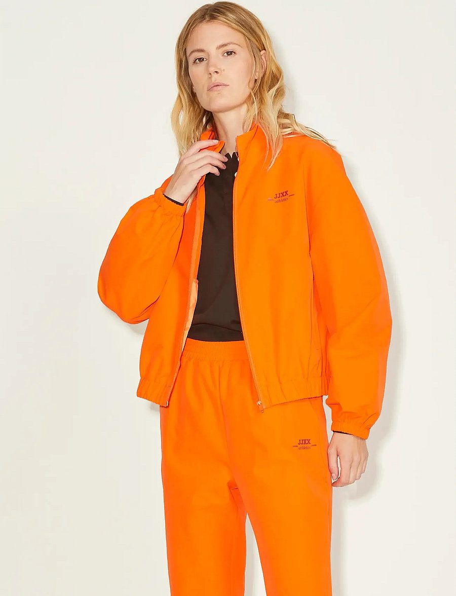 JJXX - JXHAILEY ATHL JACKET NOOS - overtøj - red orange - 0