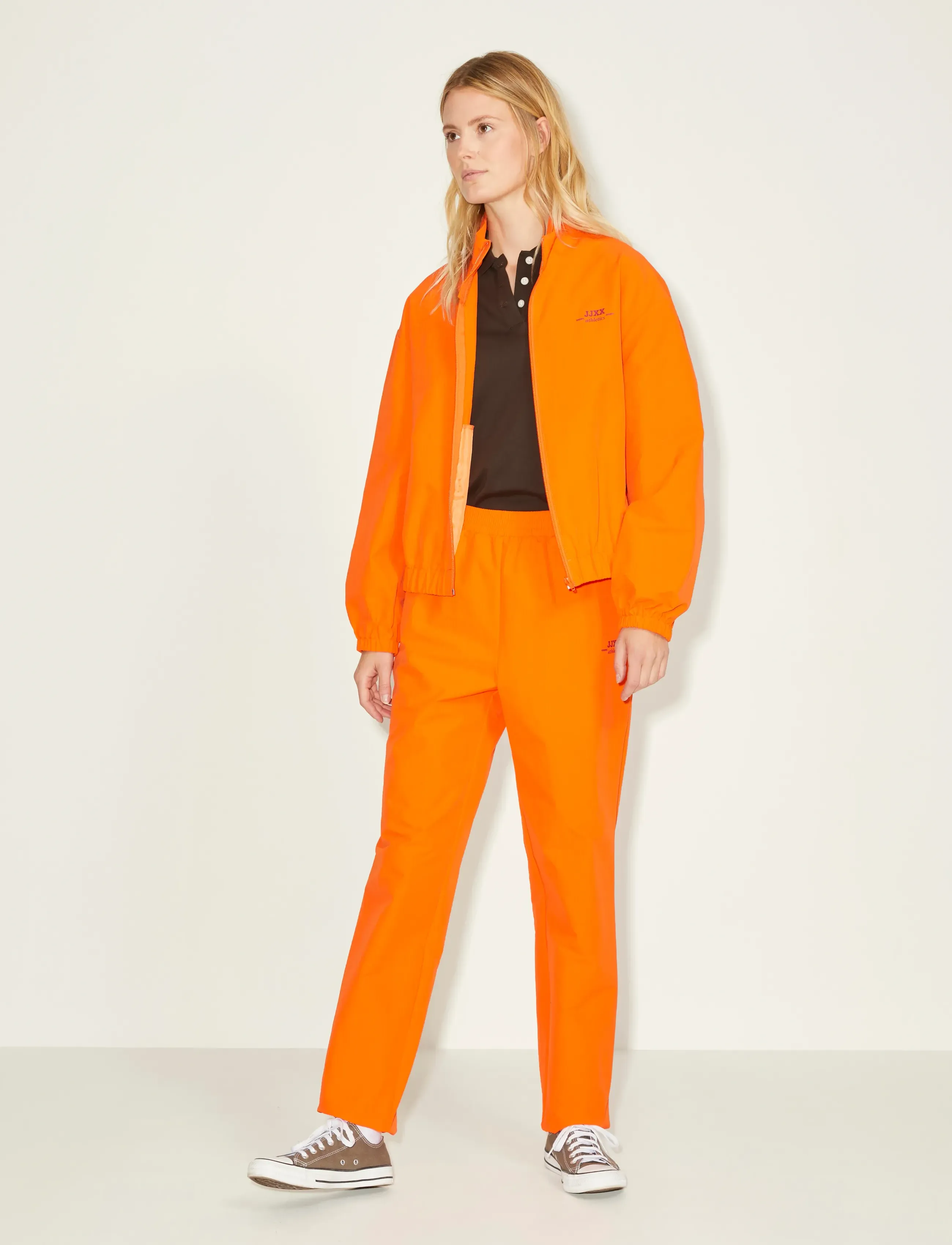 JJXX - JXHAILEY ATHL JACKET NOOS - overtøj - red orange - 4