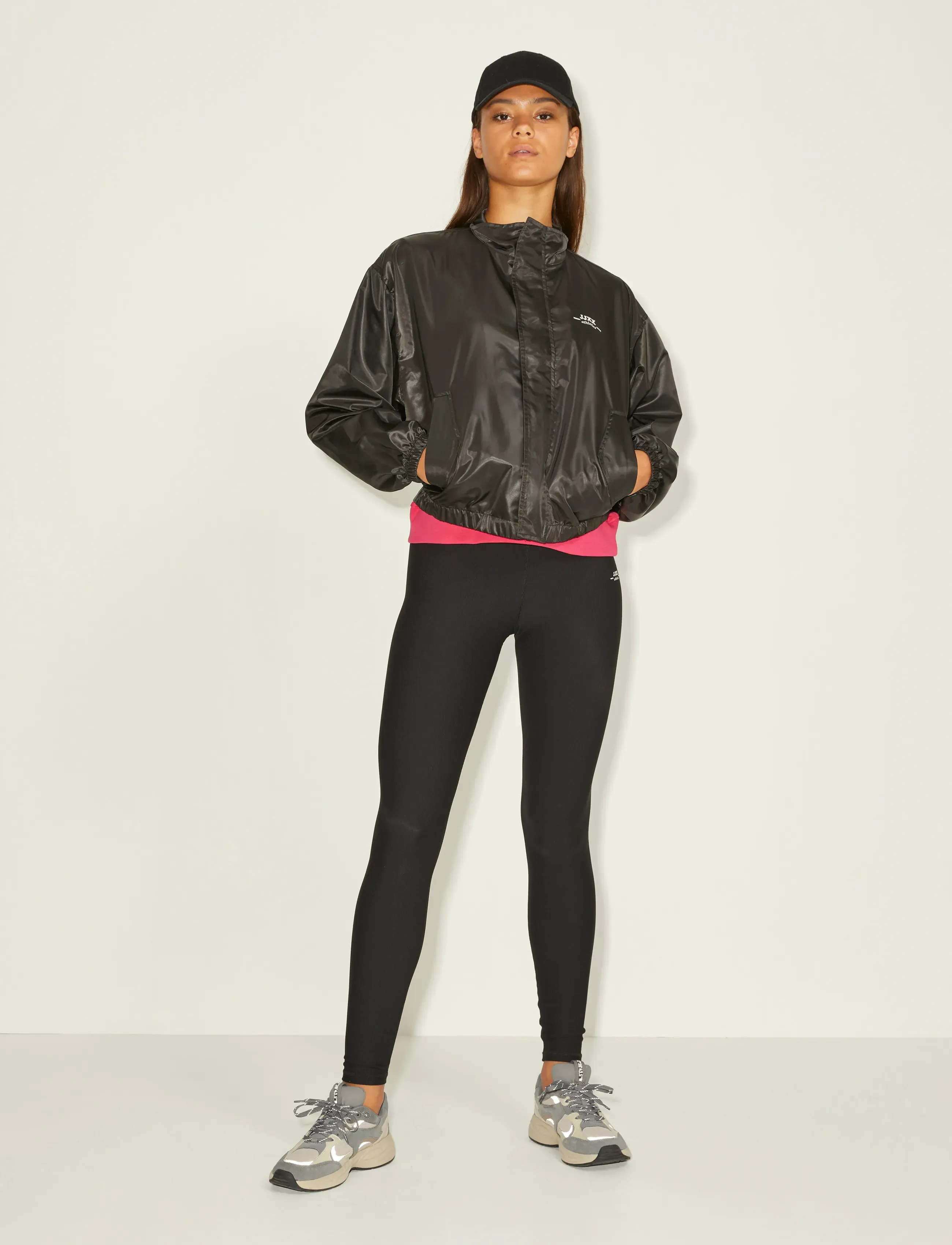 JJXX - JXHANNAH ATHL JACKET NOOS - Üleriided - black - 4