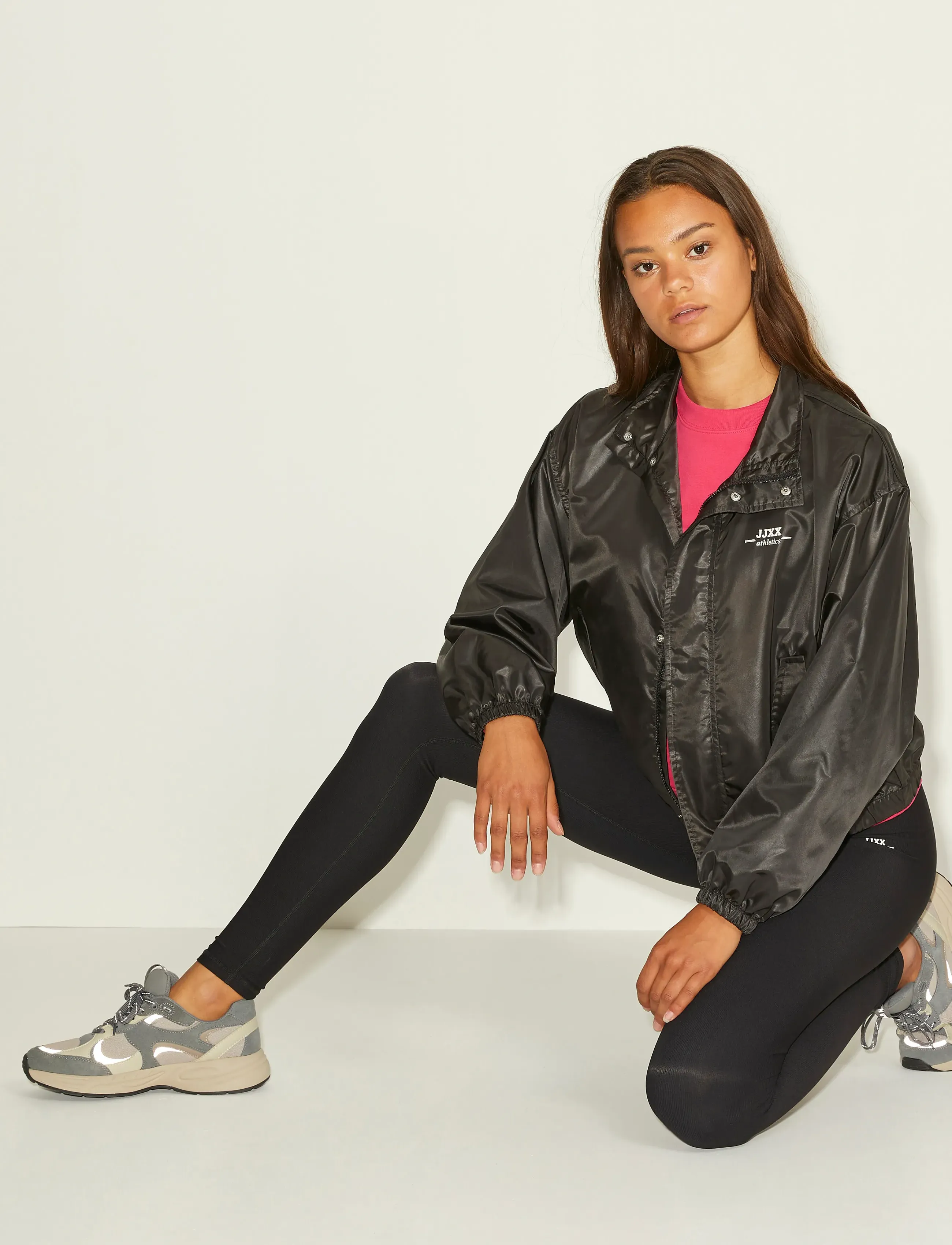 JJXX - JXHANNAH ATHL JACKET NOOS - Üleriided - black - 5