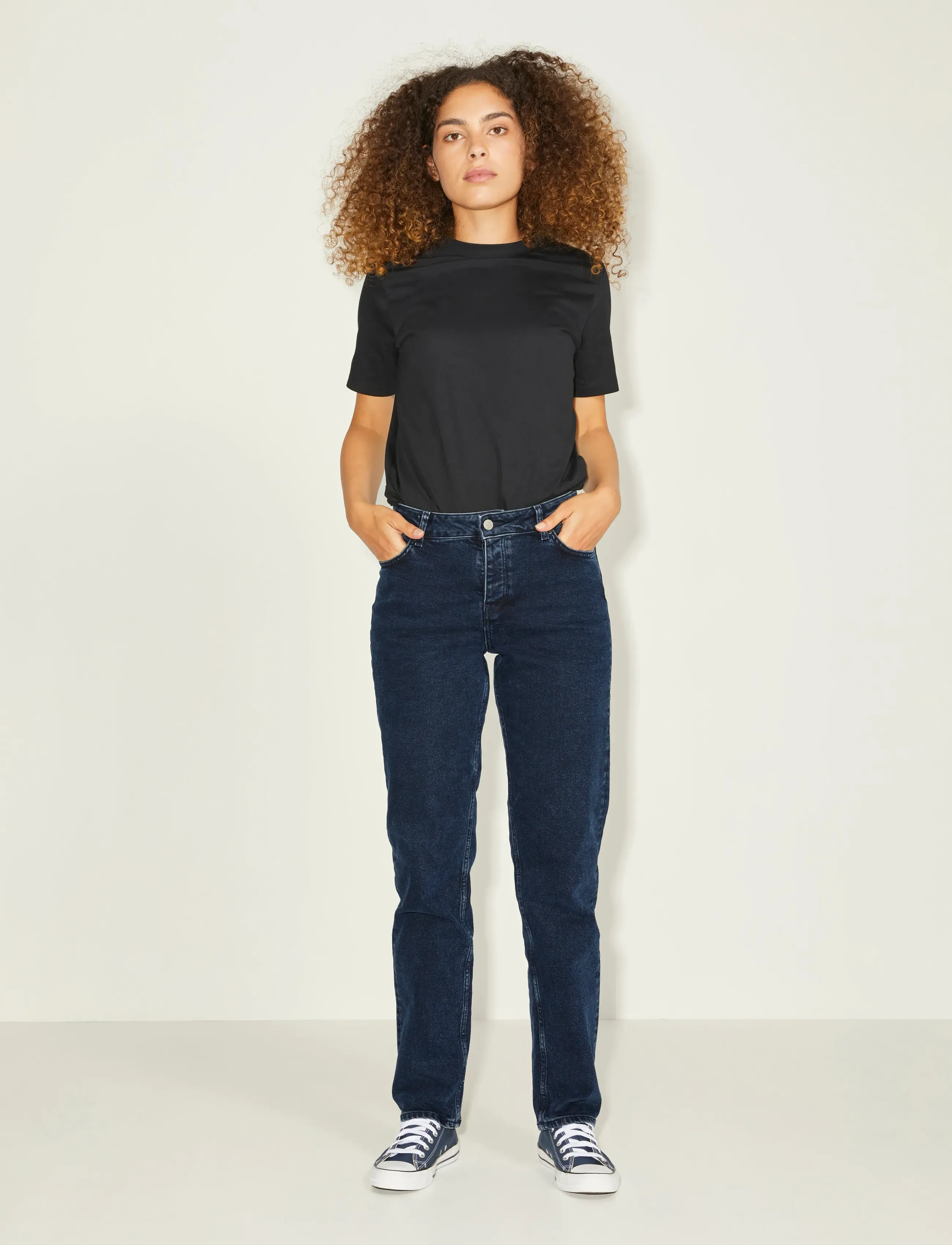 JJXX - JXSEOUL STRAIGHT MW CC3005 - straight jeans - blue denim - 4