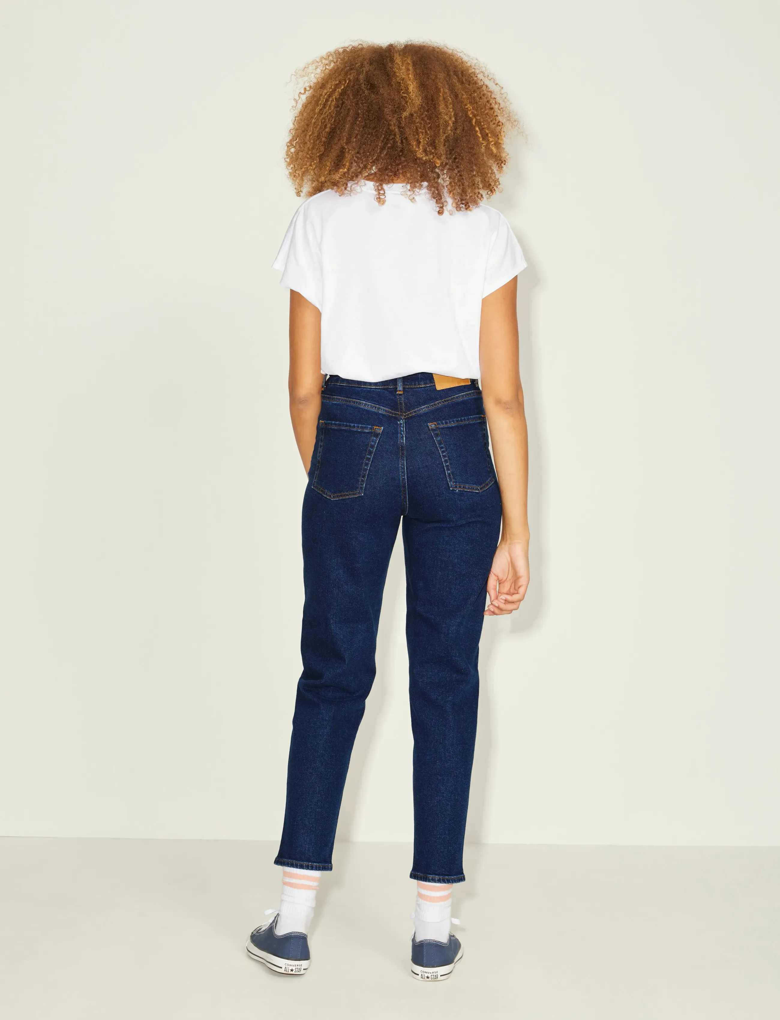 JJXX - JXLISBON MOM HW CC4001 NOOS - tapered jeans - dark blue denim - 3