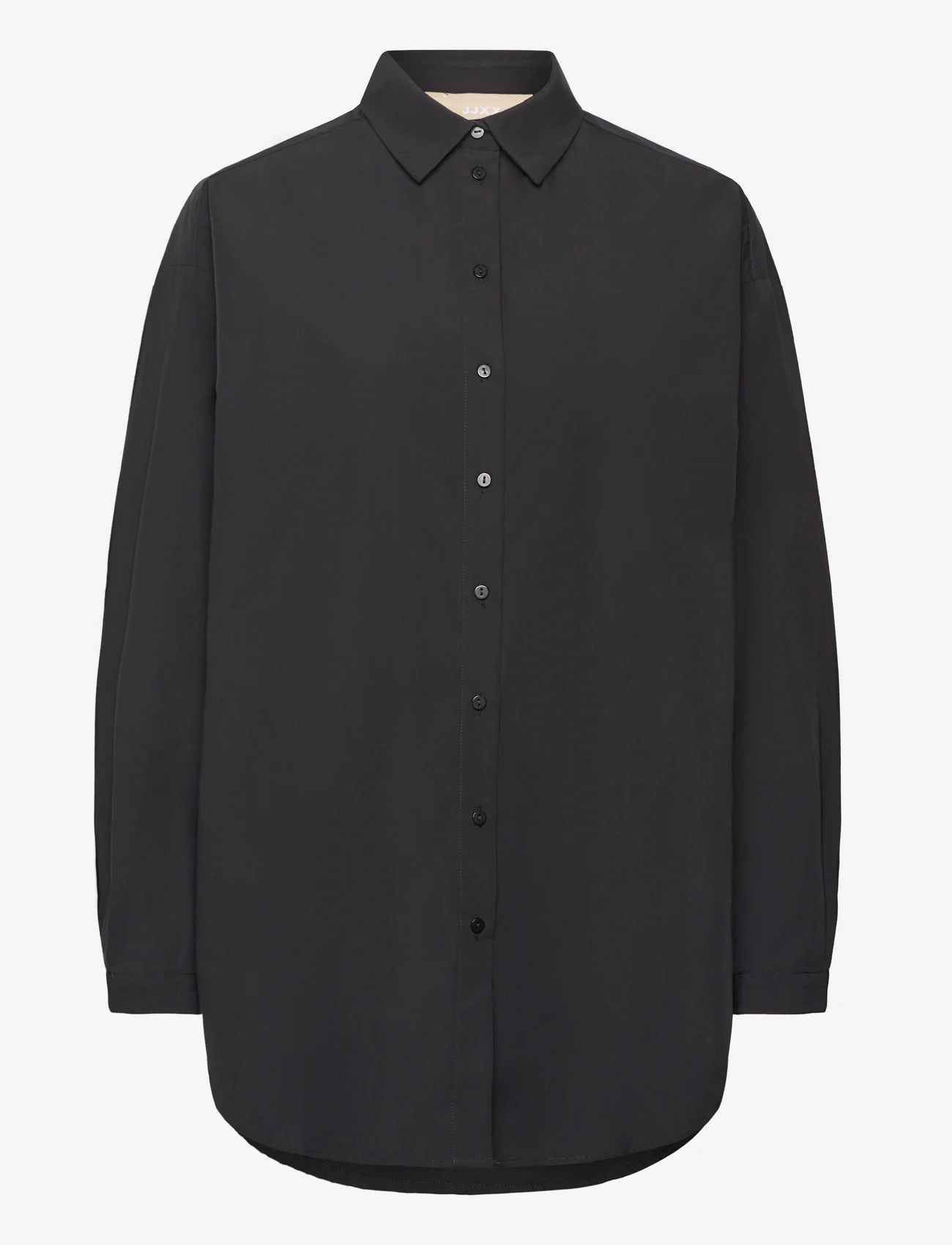 JJXX - JXMISSION LS OVERSIZE SHIRT NOOS - long-sleeved shirts - black - 0